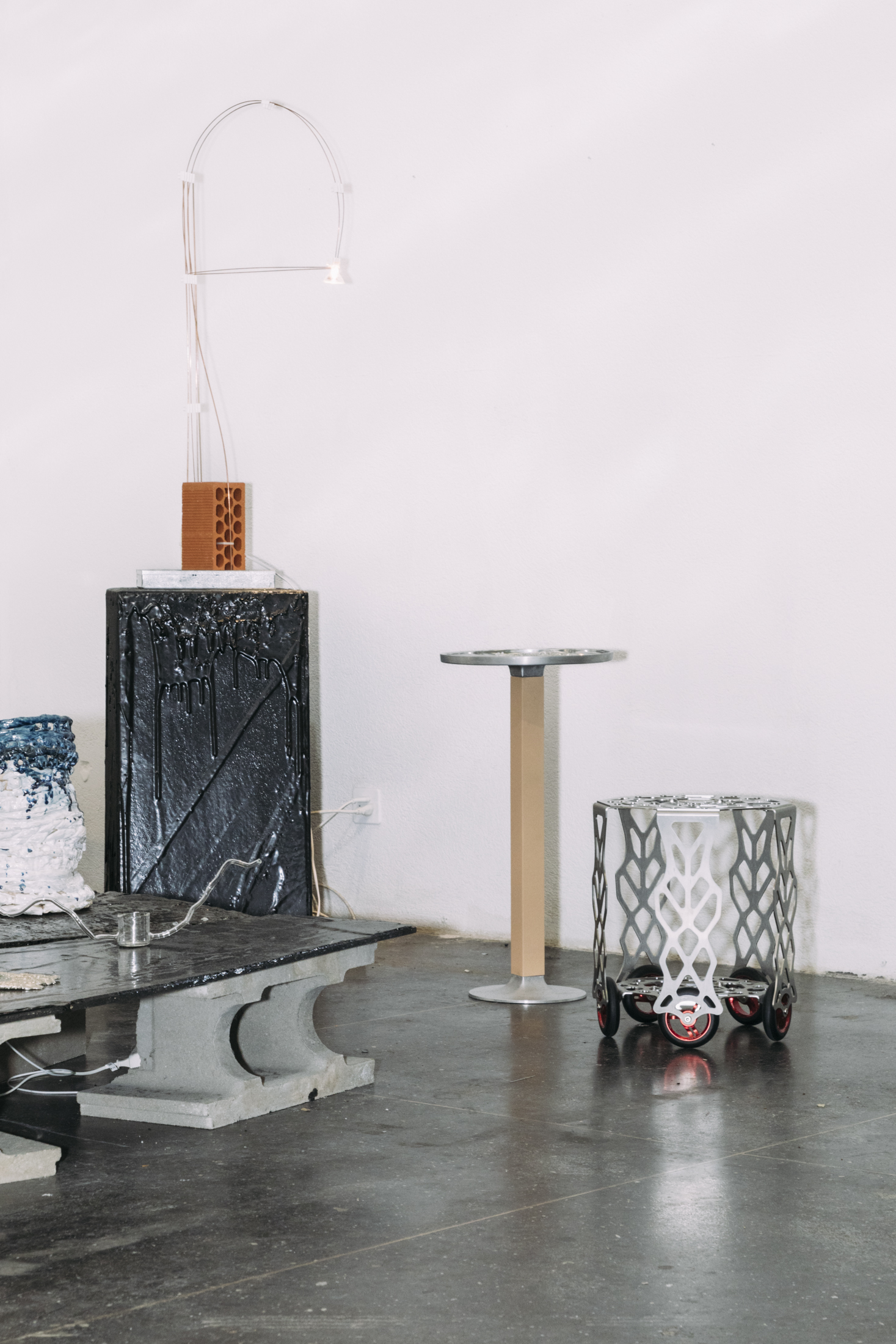 Alexandra Gerber, Standard Medium, Side Table, 2024Nicolas Zanoni, Spinner, 2023