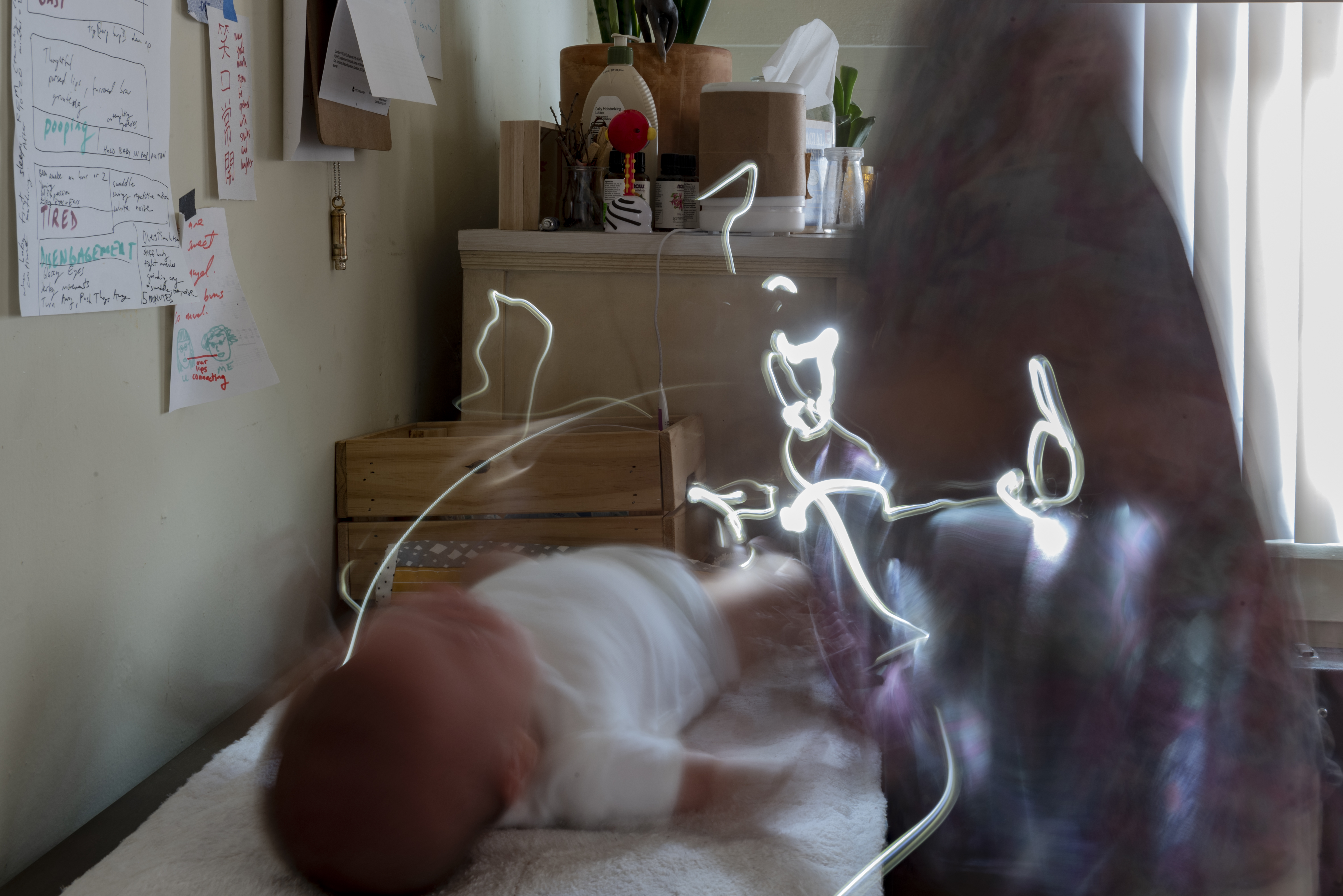 Jessica changing Silas