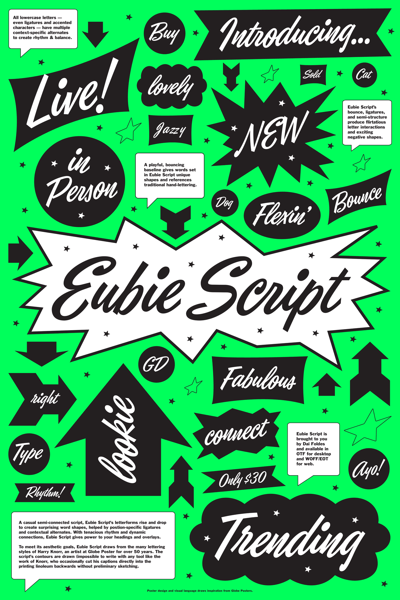 Eubie Script by Dai Foldes, Poster by Alec Cerminaro
