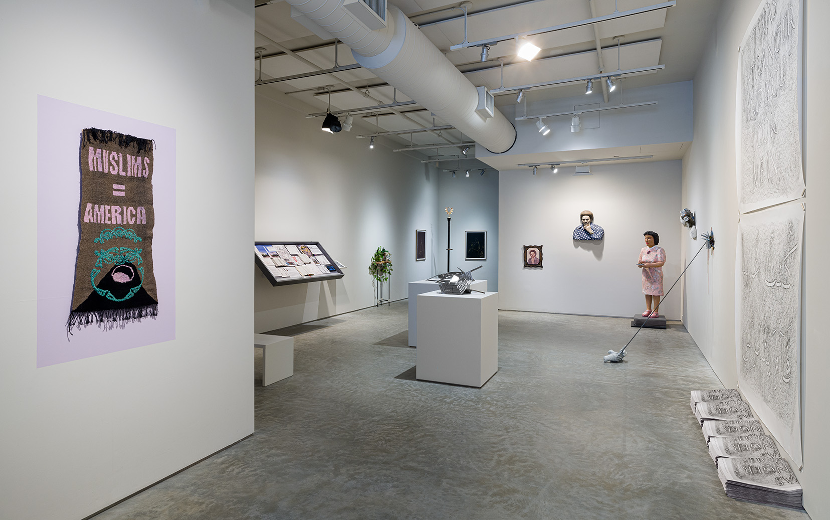 Installation View of "Two Grains of Wheat," 2023. Photo by Etienne Frossard. 