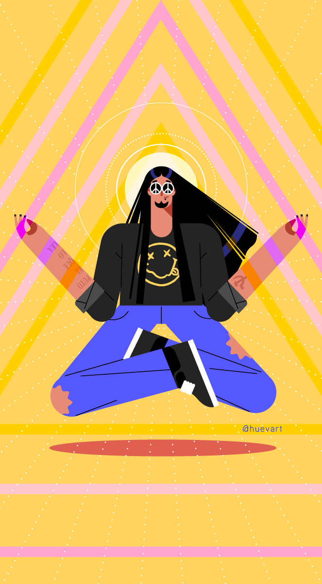 A mediados de este mes uno de mis comediantes favoritos de mexico dió a conocer que se encontraba contagiad  de COVID-19. Hice esta ilustración para demostrar mi apoyo. Amo la comedia! // In the middle of this month one of my favorite Mexican comedians announced that he was infected with COVID-19. I made this illustration to show my support. Love Stand up comedy!