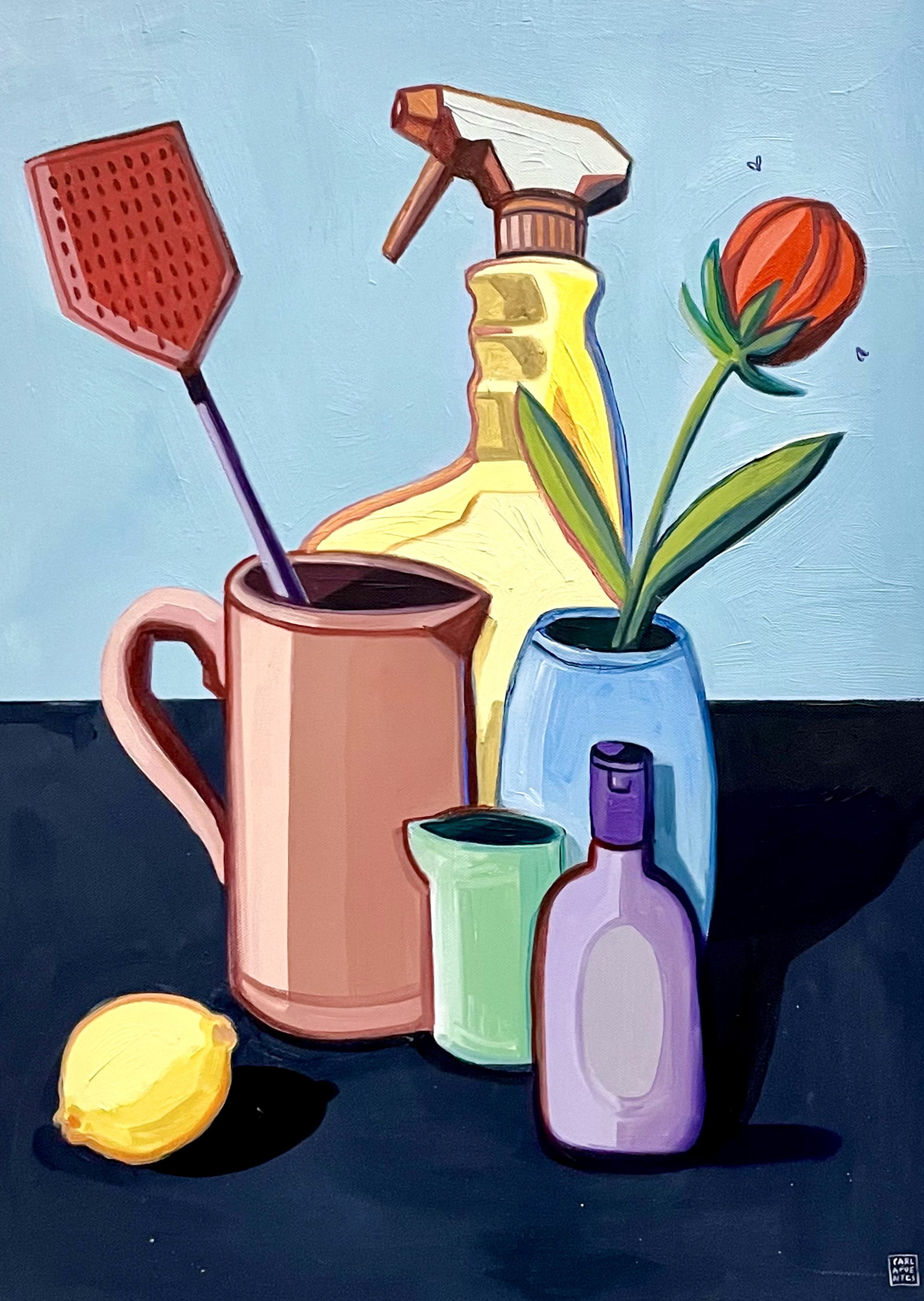 Naturaleza muerta. 70x50cm. Oil on canvas. 2020