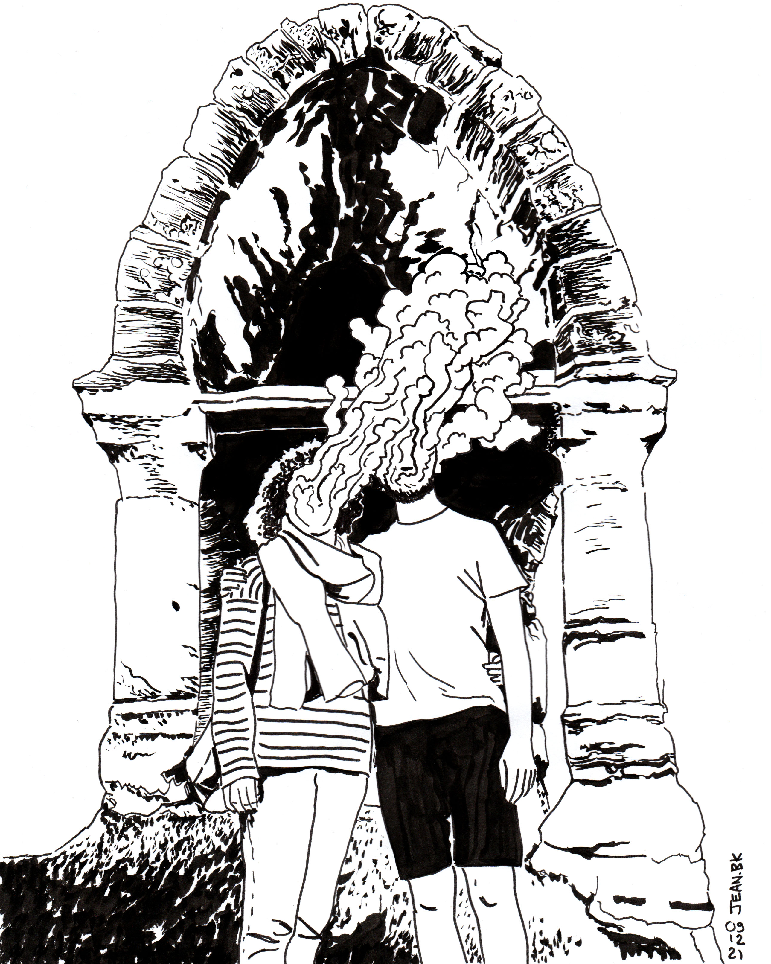 Smokehead R&B - Ink on paper 21x30 cm