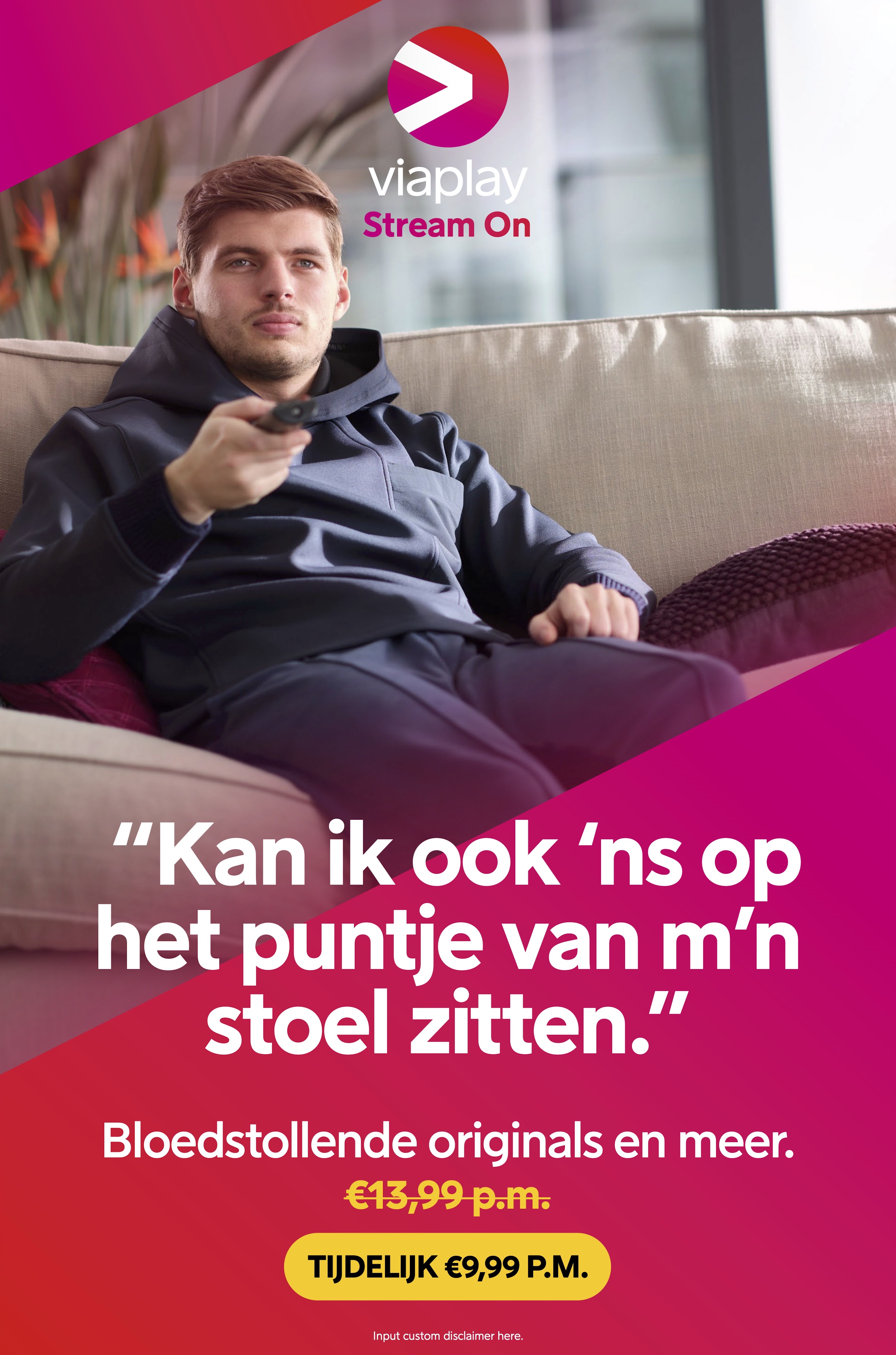 Now I'm sitting on the edge of my seat for once.