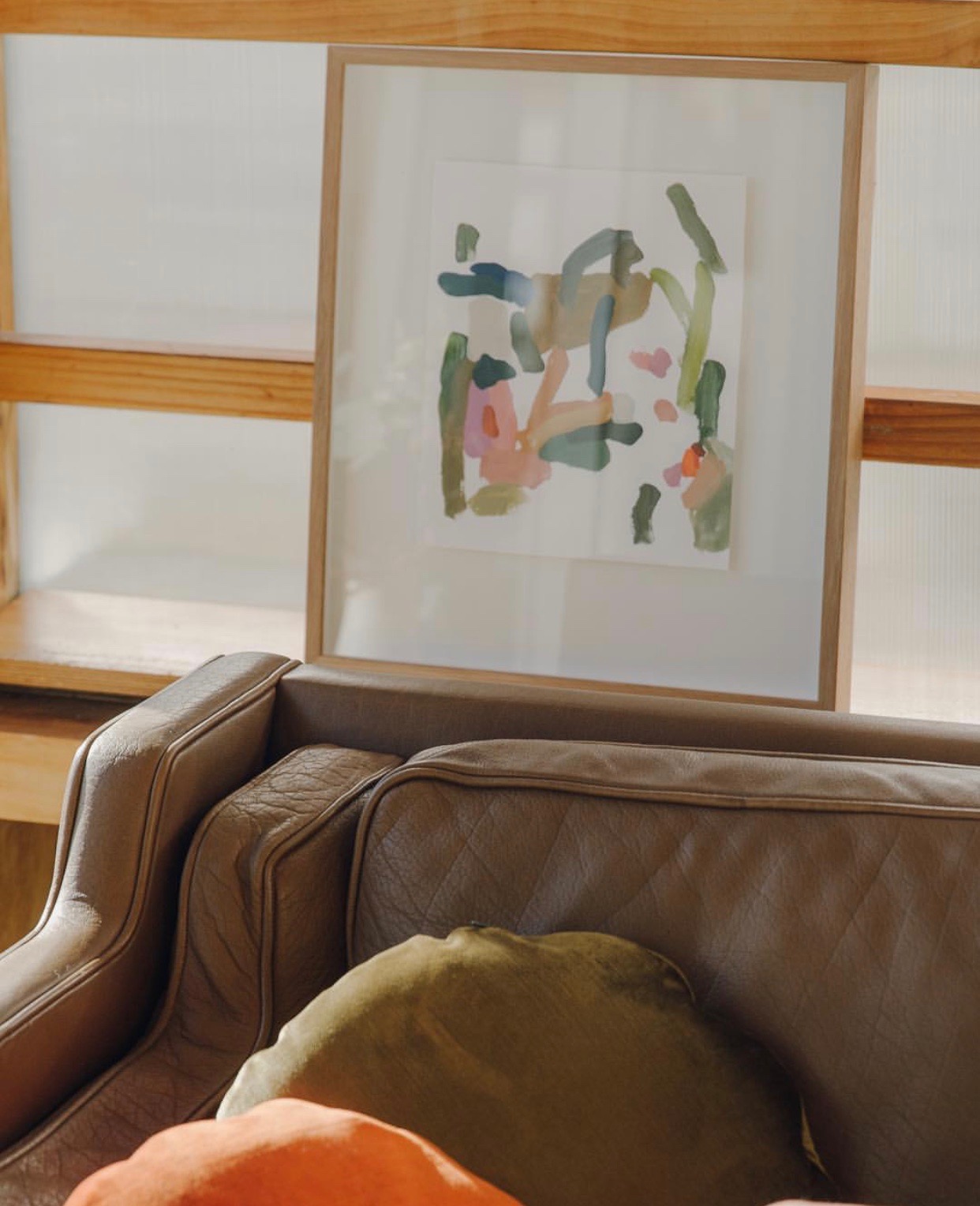 Untitled landscape, gouache and watercolour on cold pressed cotton, 45x45cm, 2017. Featured in Home magazine UNAVAILABLE