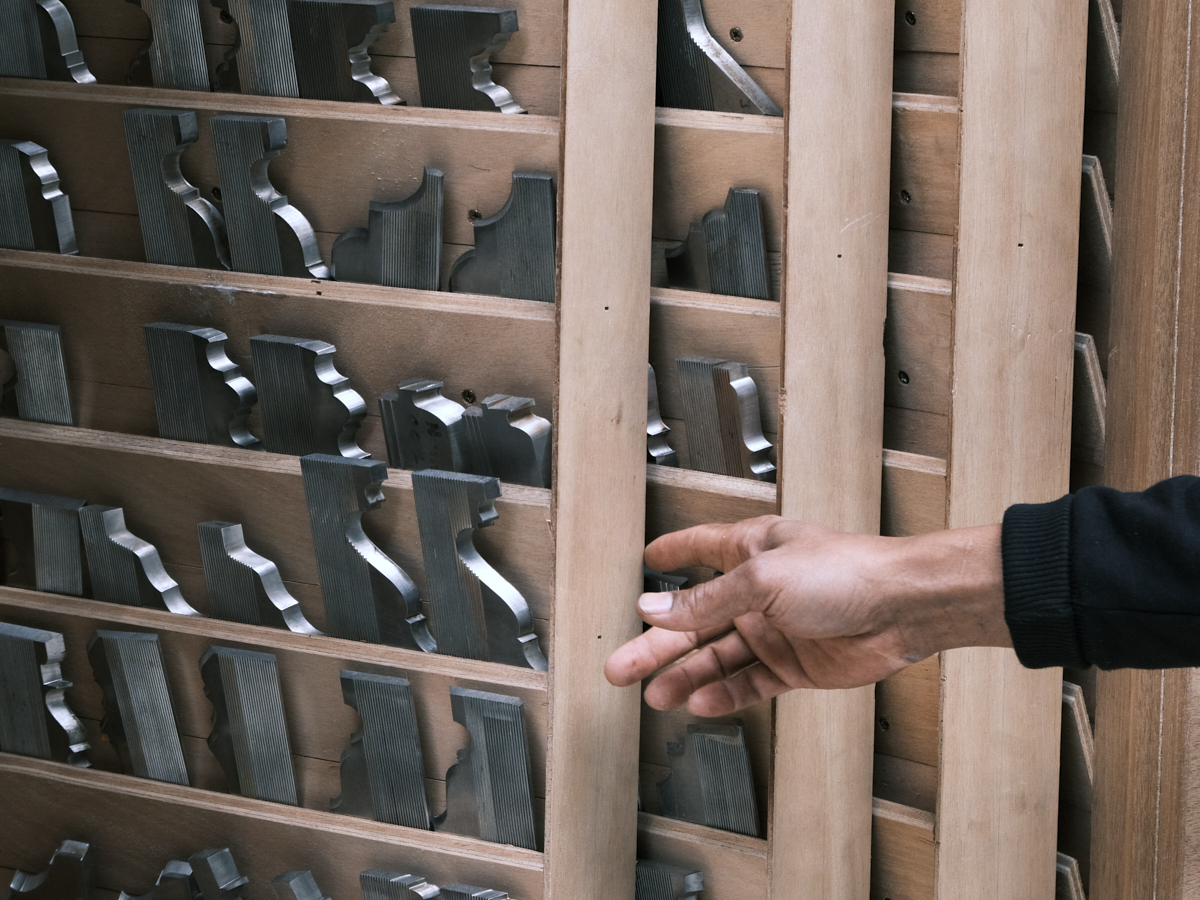 Une autre étape d'usinage, le profilage.