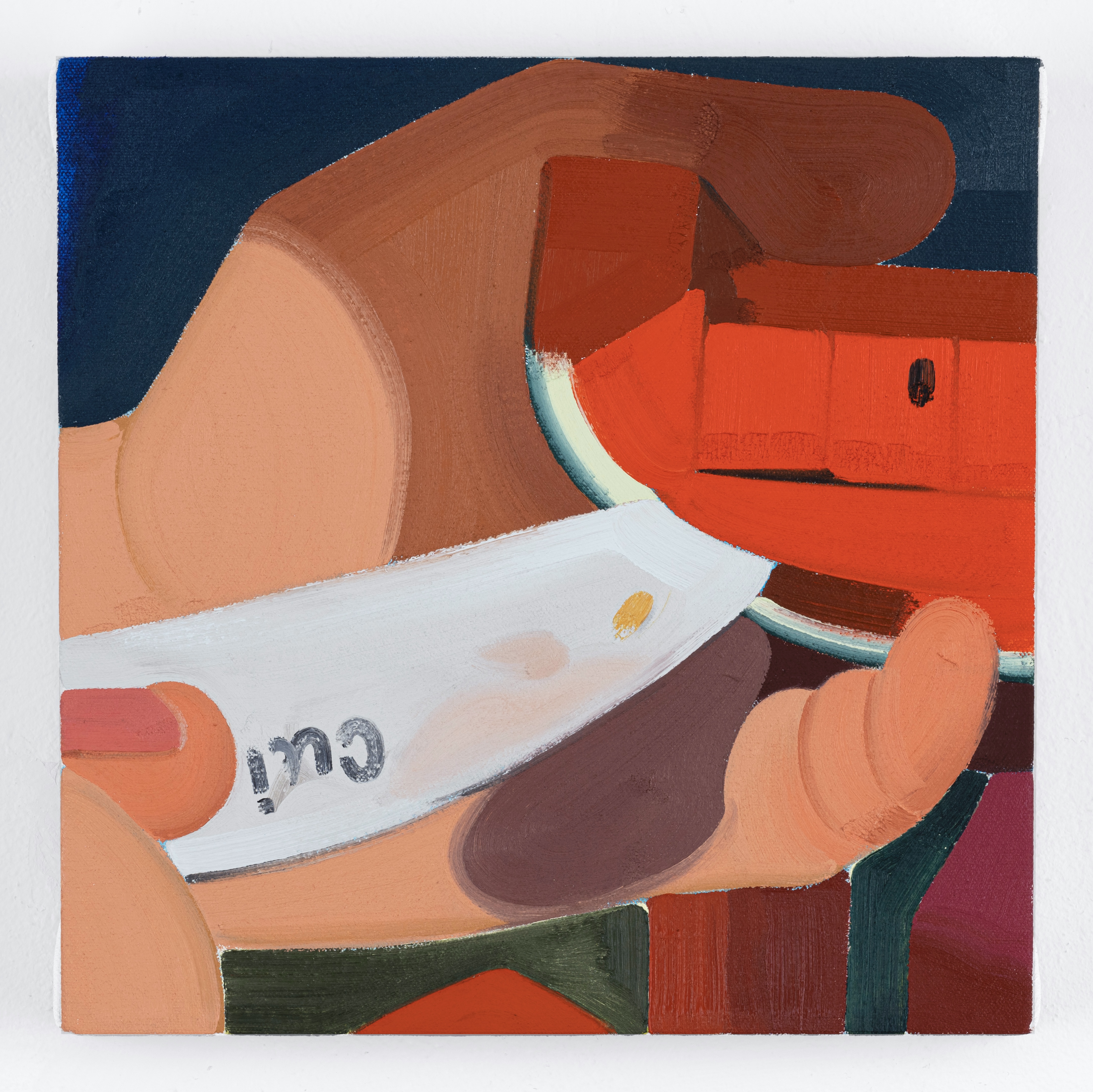 Best Way to End a Weekend, 12"x12", Oil on canvas, 2023