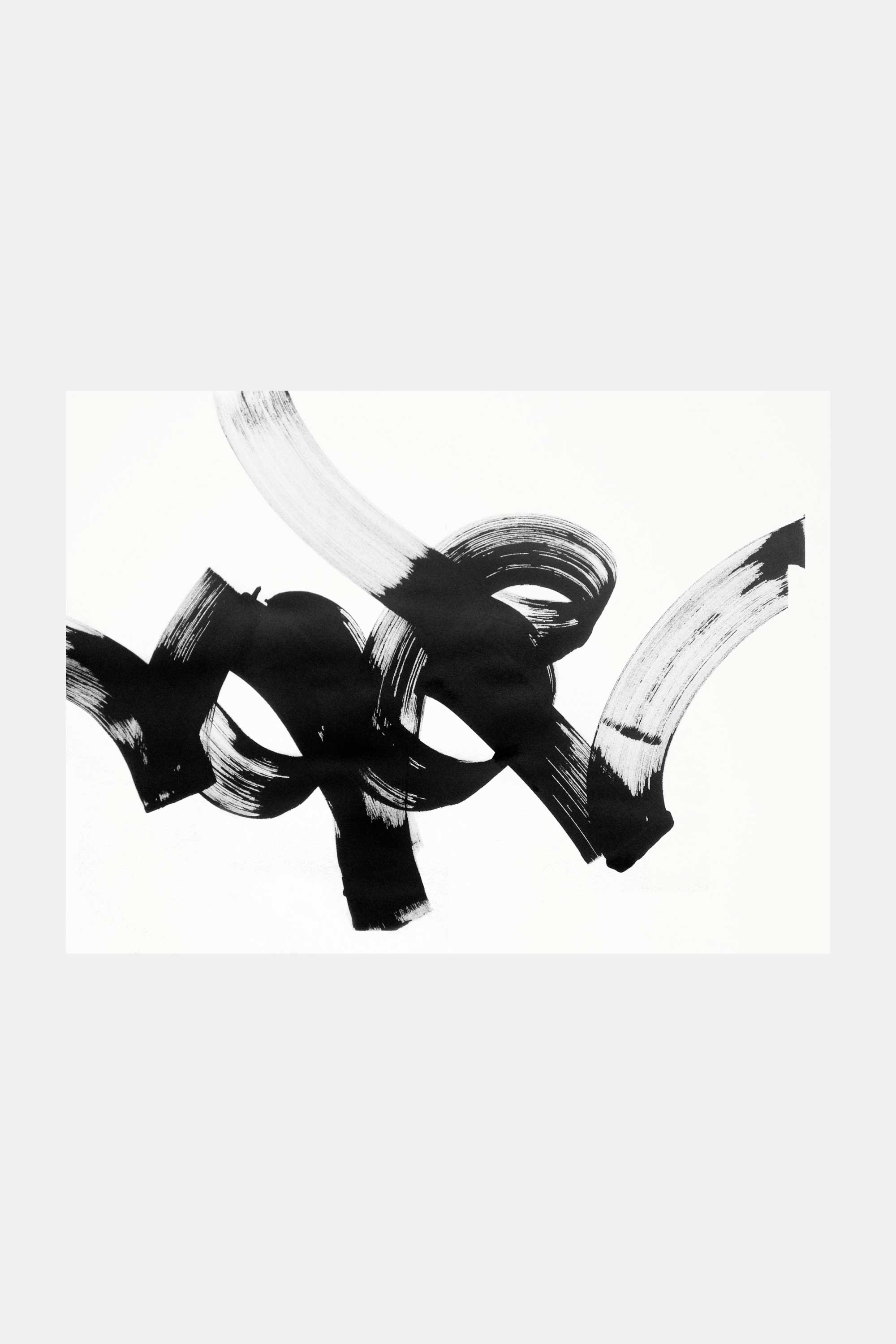 Improvisation, 2014. Ink on paper, 76&#160;x&#160;56&#160;cm.