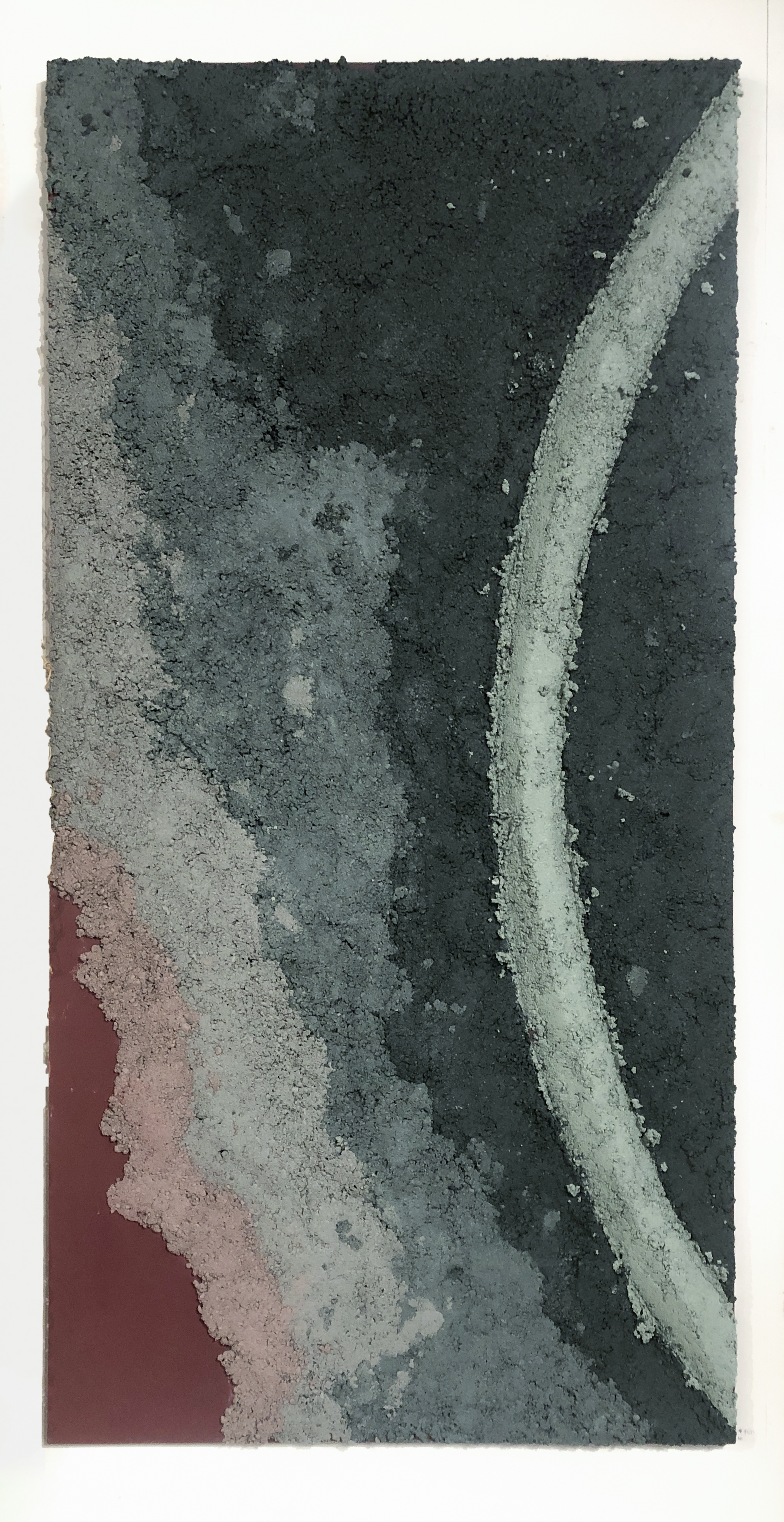 Untitled, Enamel Paint on Board, 2x4', 2024, SOLD