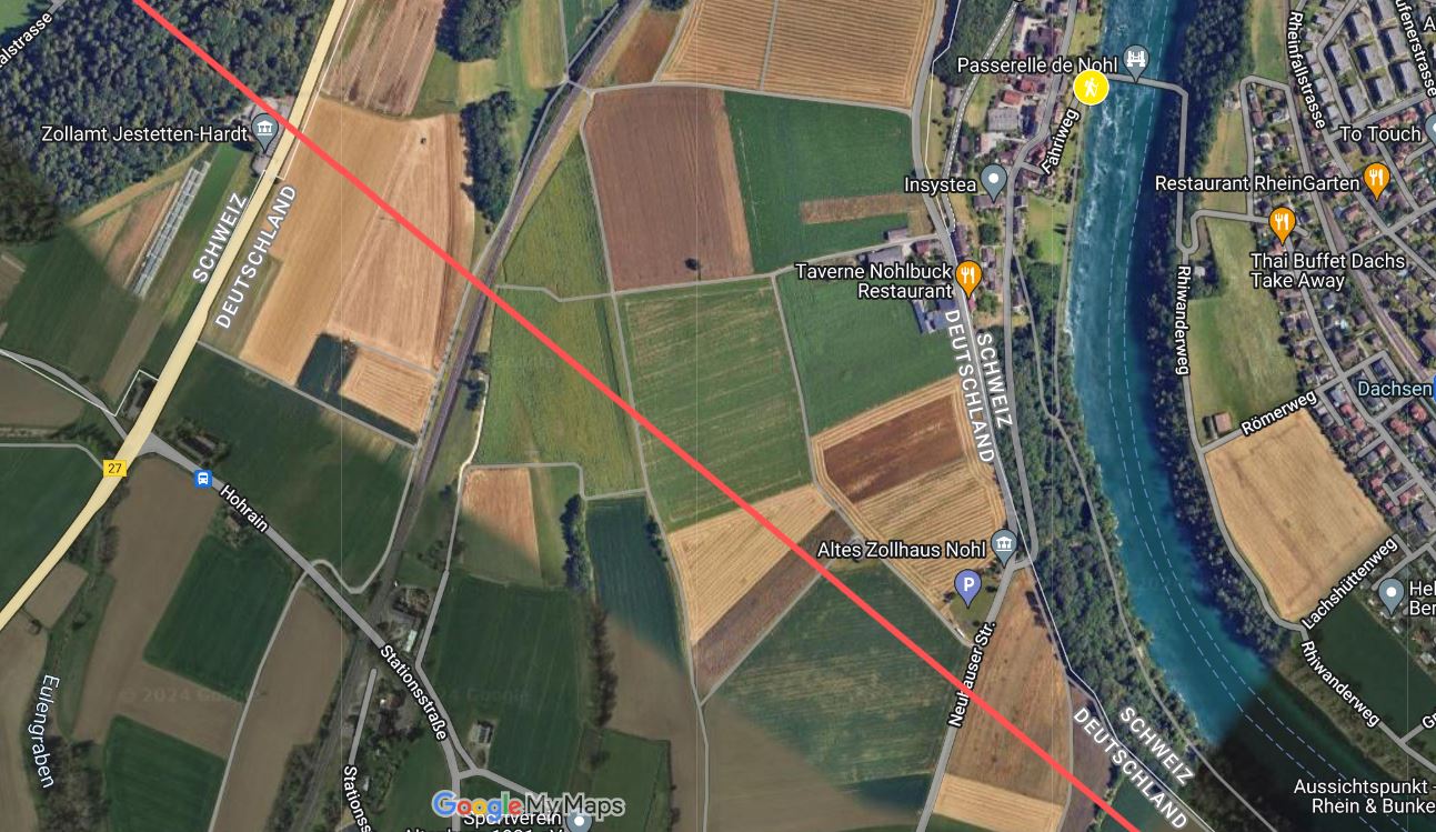 A brief incursion in Germany.