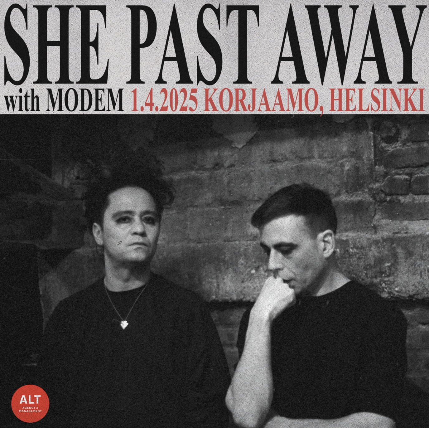 She Past Away, Poster picture, Helsinki, 2025