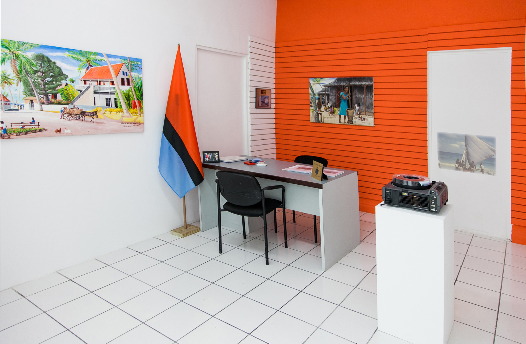 Clement Siatous, installation view, The Chagos Embassy of Puerto Rico, Embajada, San Juan