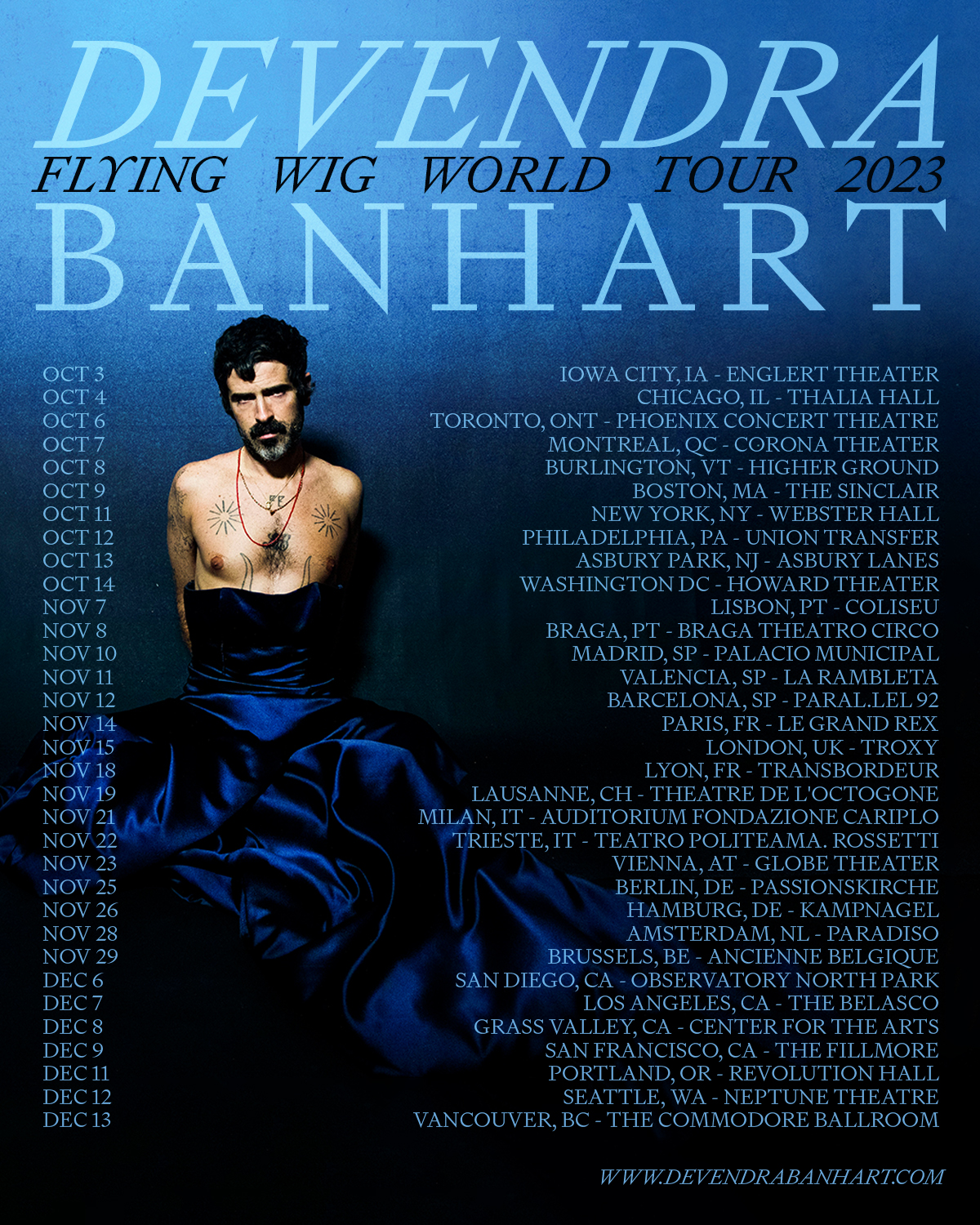Tour Poster for Devendra Banhart