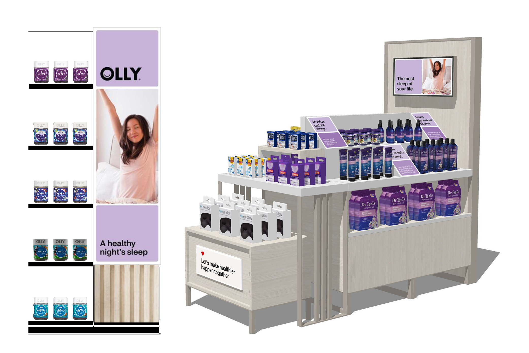 CVS Drive Aisle Signature Fixtures