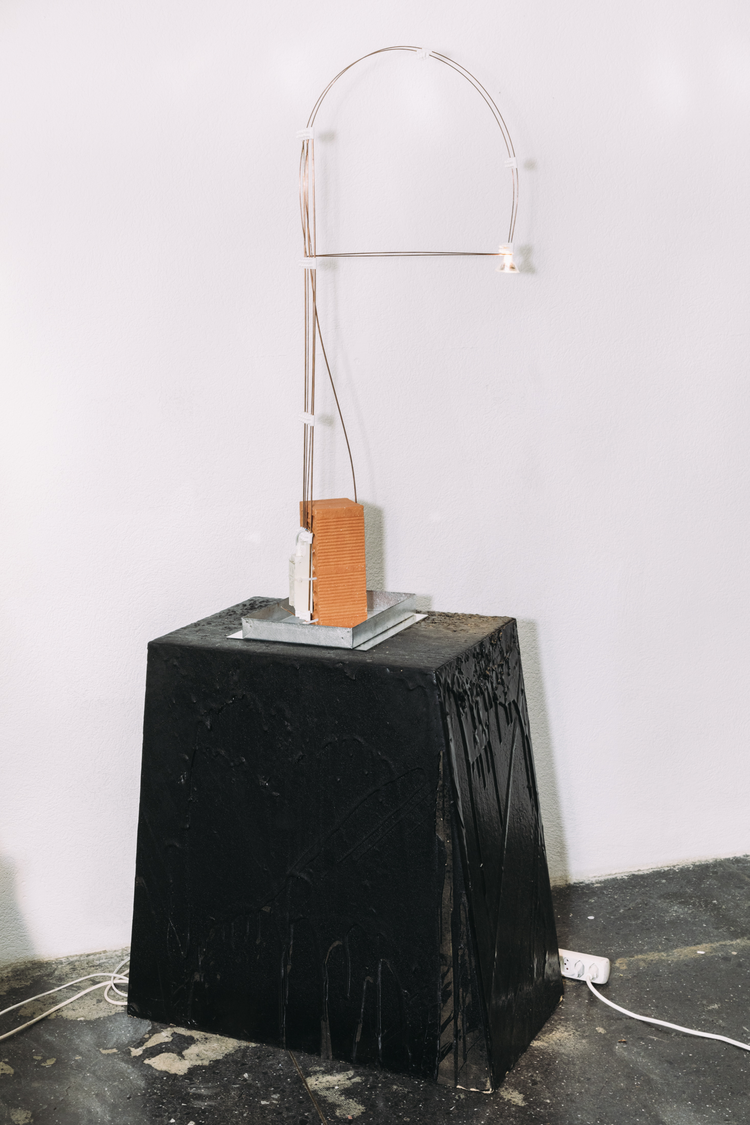Lucas Muñoz ,B.A.R.E Series, ‘Single Curved’ Table Lamp