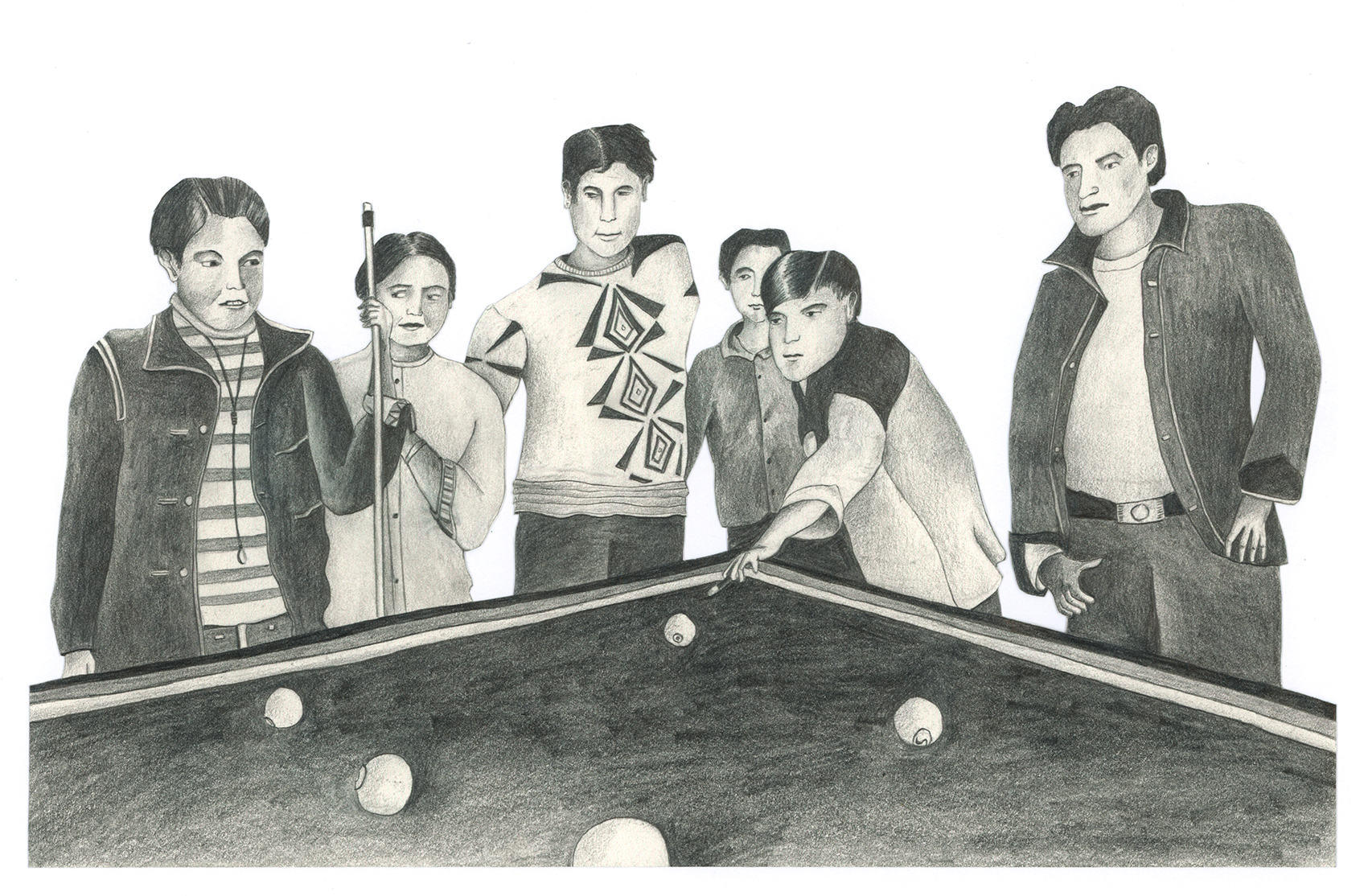  Playing pool 1950’s