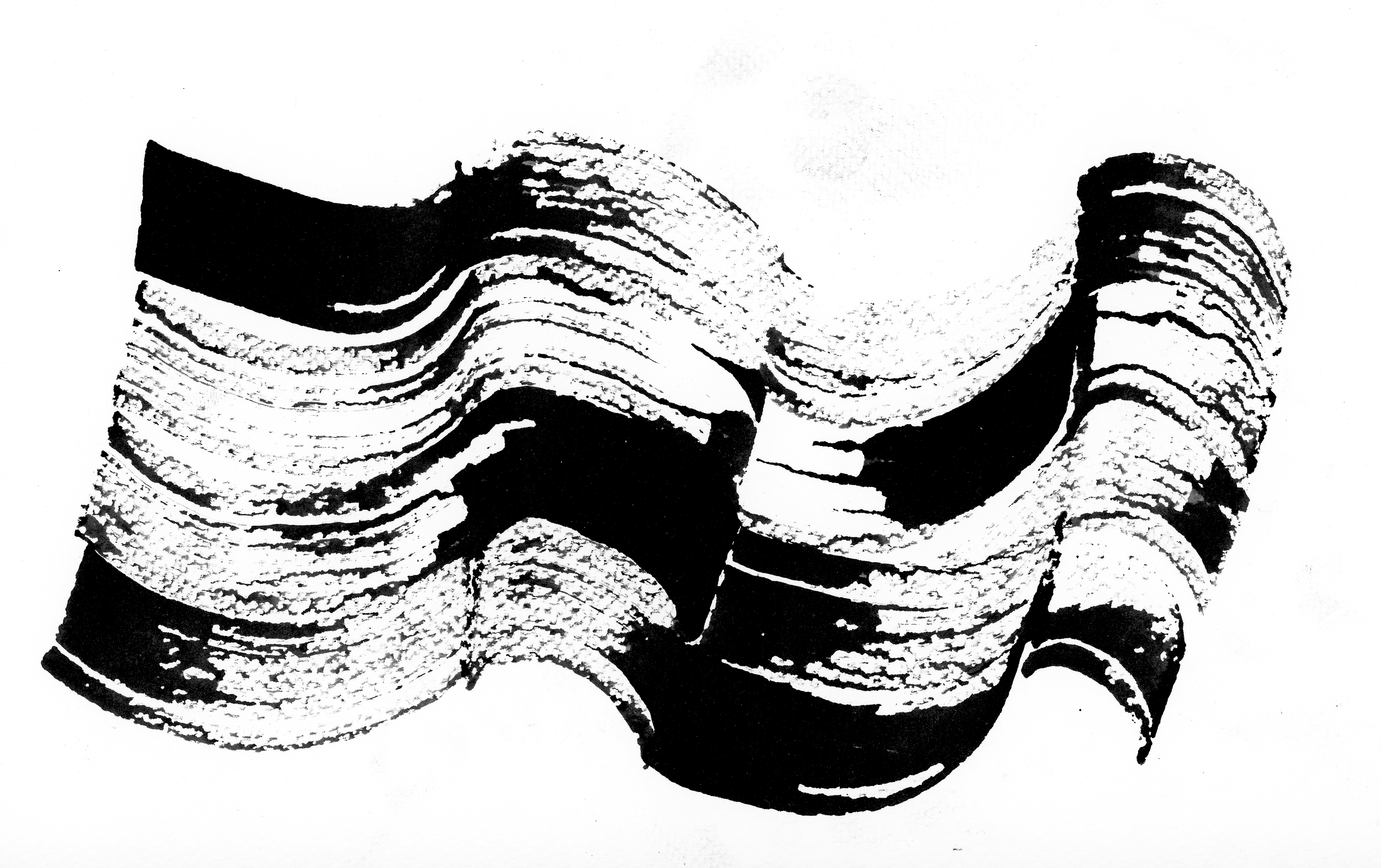 Wave  No 16, 12x9″