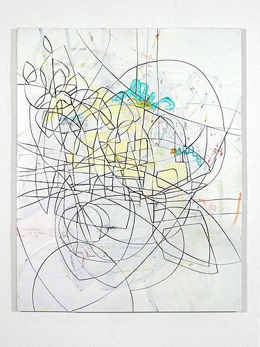 2008, painted plywood panel cut with a jigsaw, 30 x 24 inches