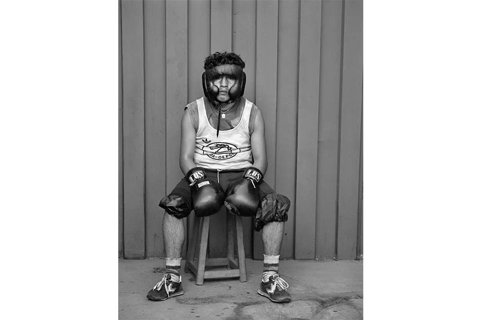 Paz ErrázurizBoxeadores, serie "El combate contra el Ángel", 1987Fotografía60 x 50 cm