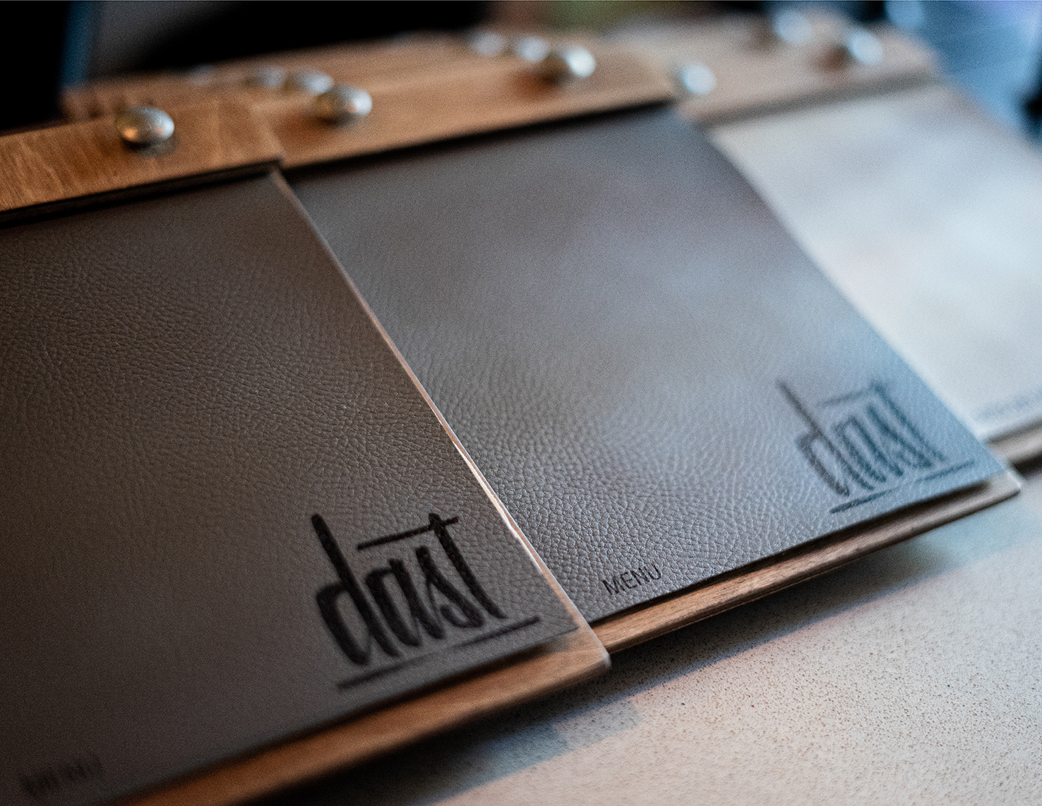 Brand design to tell the story of authentic cuisine and a journey through tradition and innovation. Dast Restaurant Brand Design