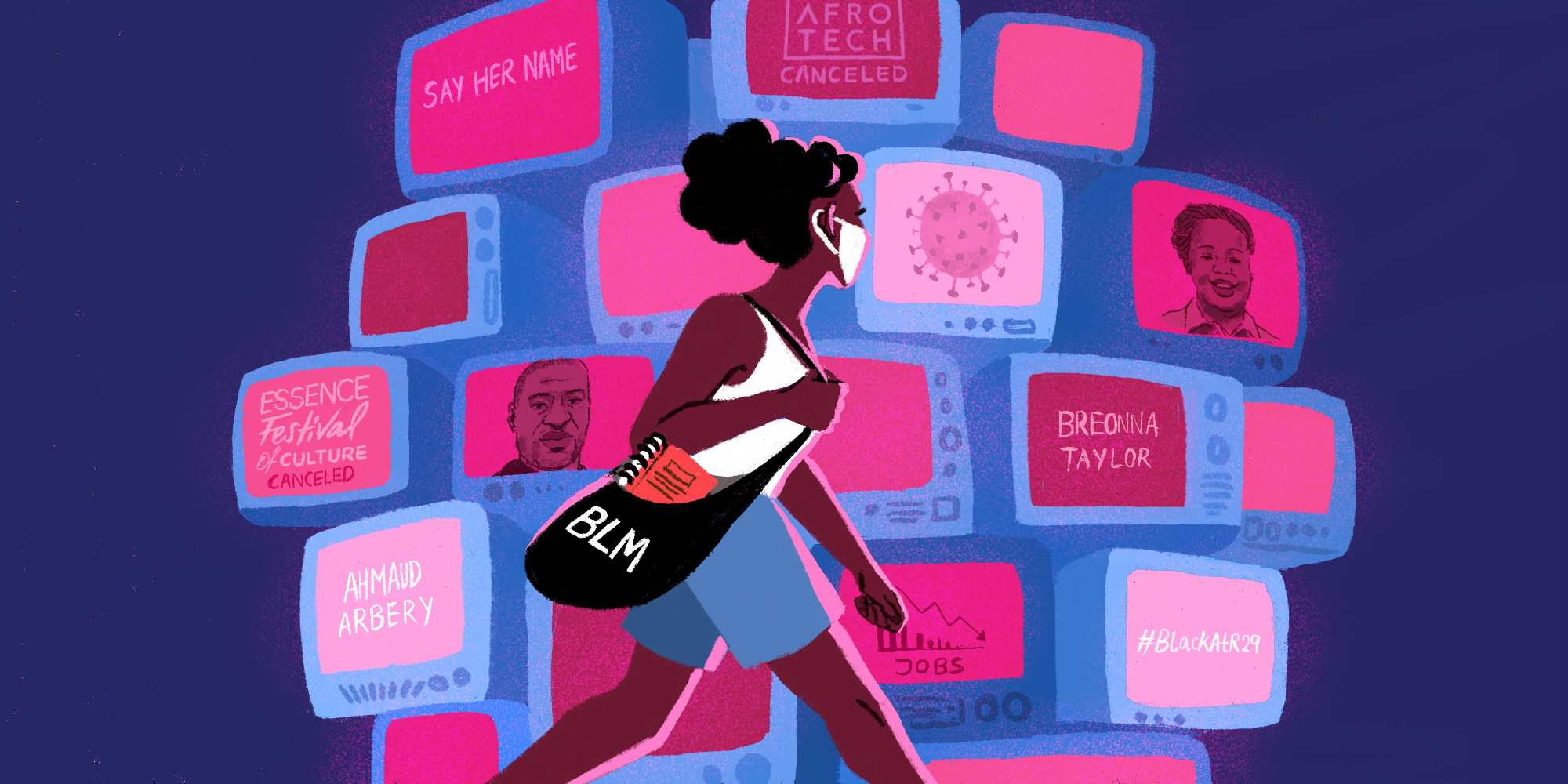 A Reckoning In Black Media - Illustration by Charlot Kristensen