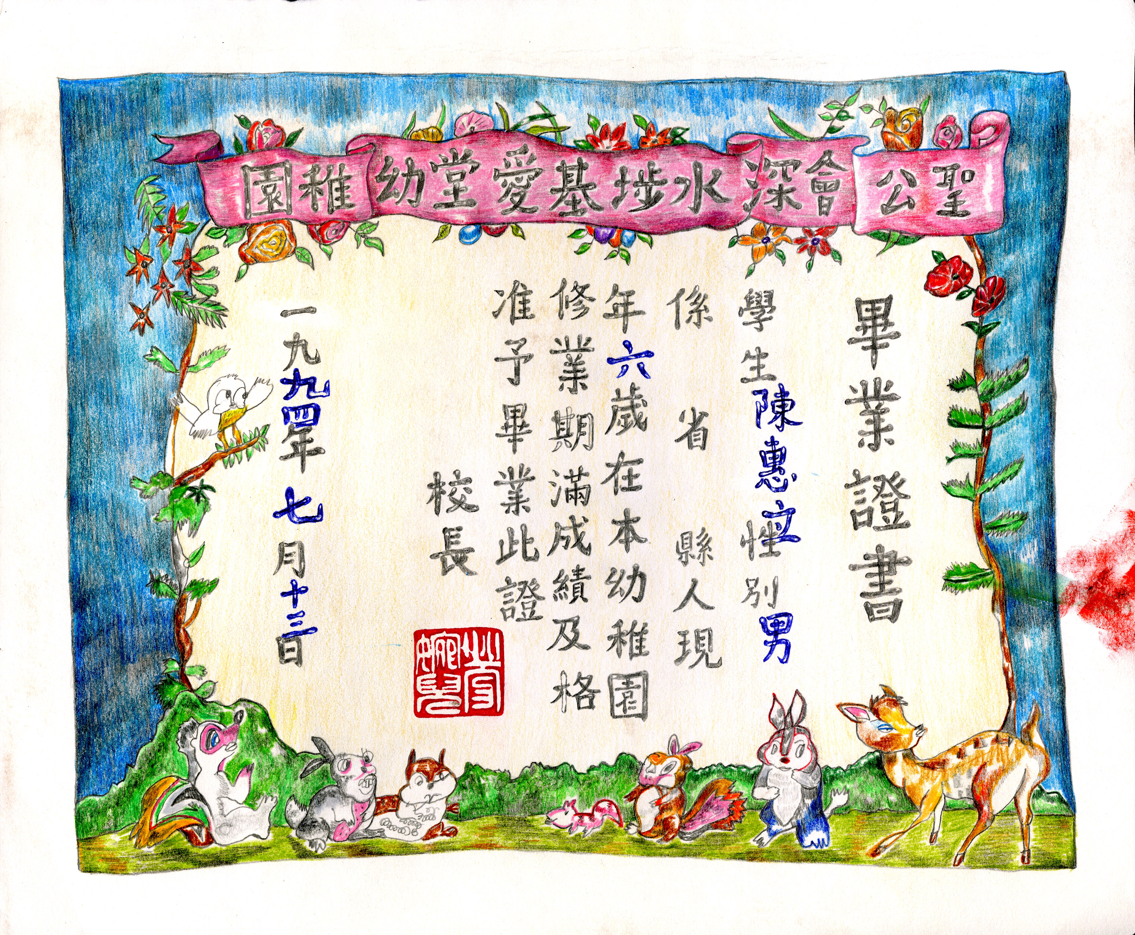  Copies of Transcripts 2, 2013, Pencil, color pencil and ball pen on paper, 19.3 x 26.5 cm