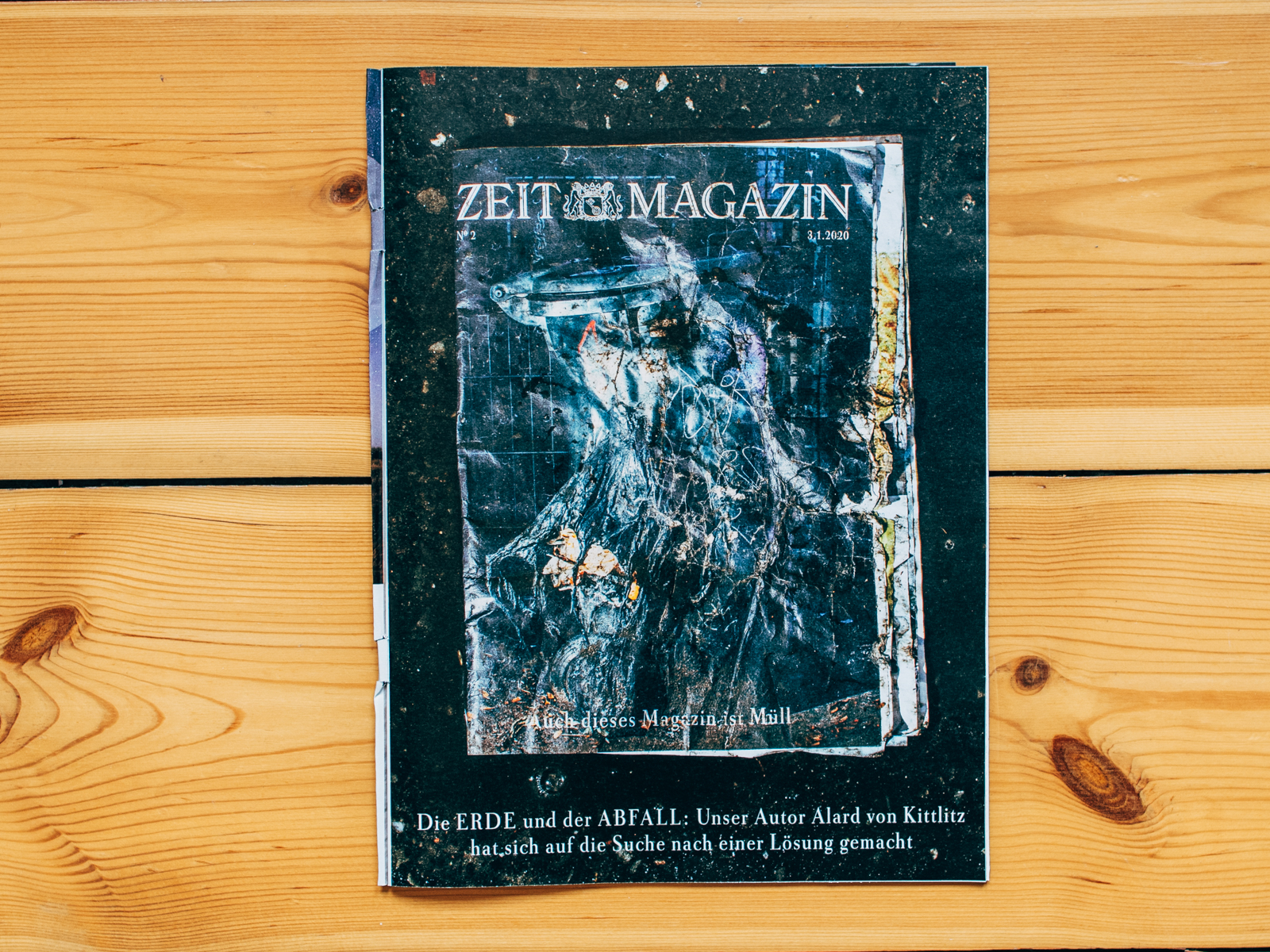 ZEIT Magazin / Cover Story about Waste / Nr. 2 Januar 2020