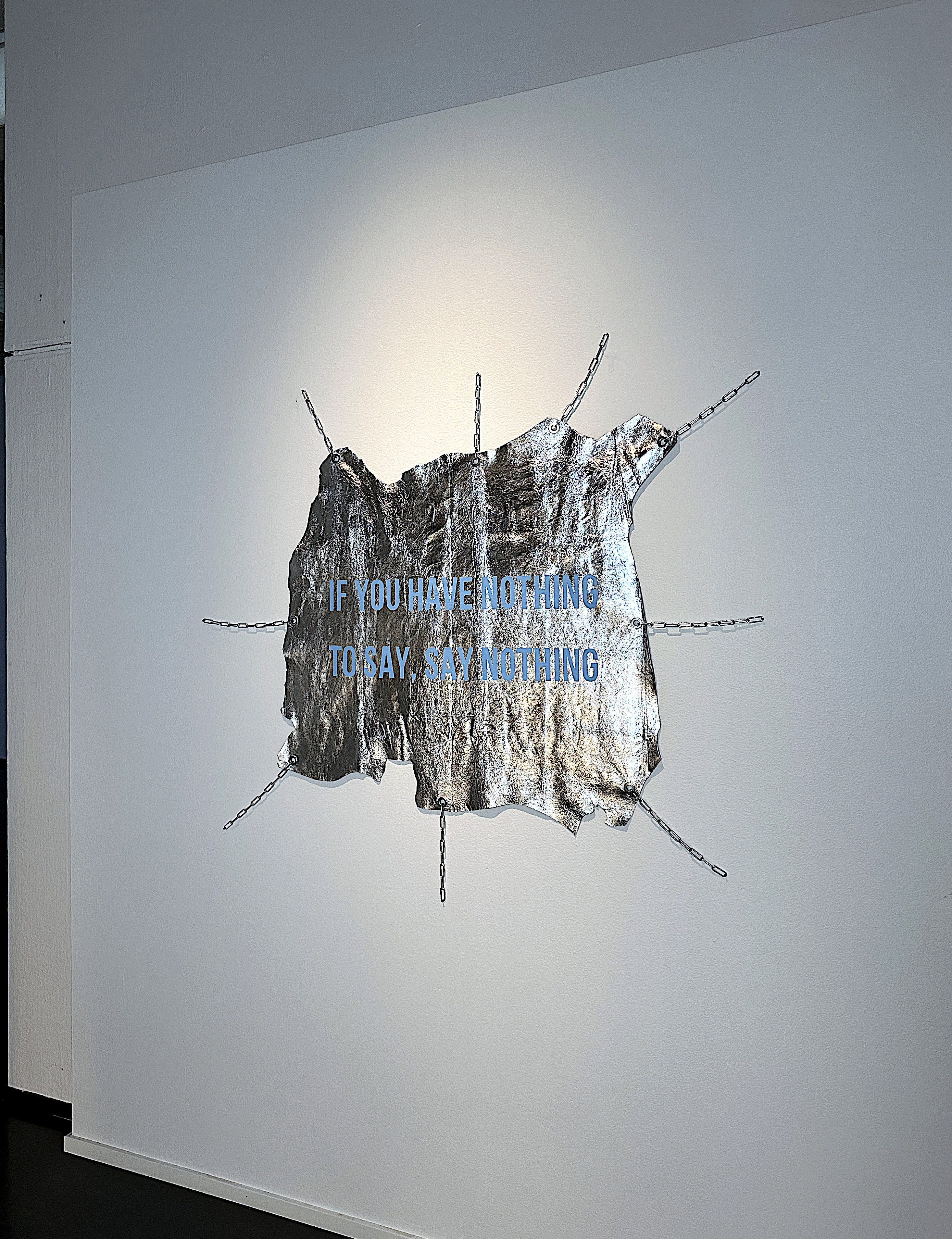 Painting on leather by Lana Haga