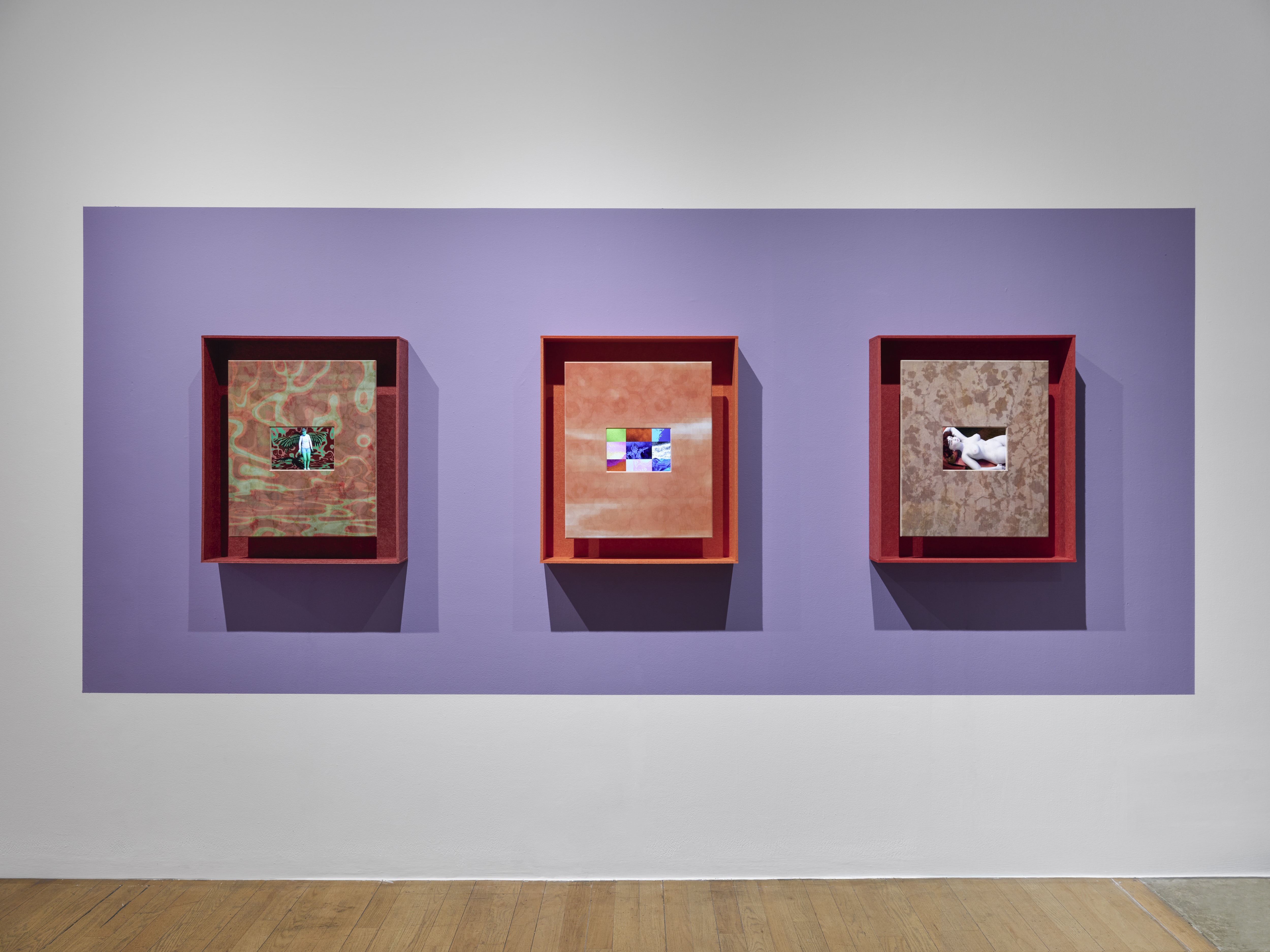 Claudia Hart, Installation view, bitforms gallery, 2025. Photo: Yi Hsuan Lai