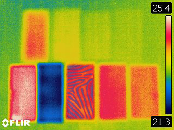 Thermogram of Common Architectural Modeling Materials