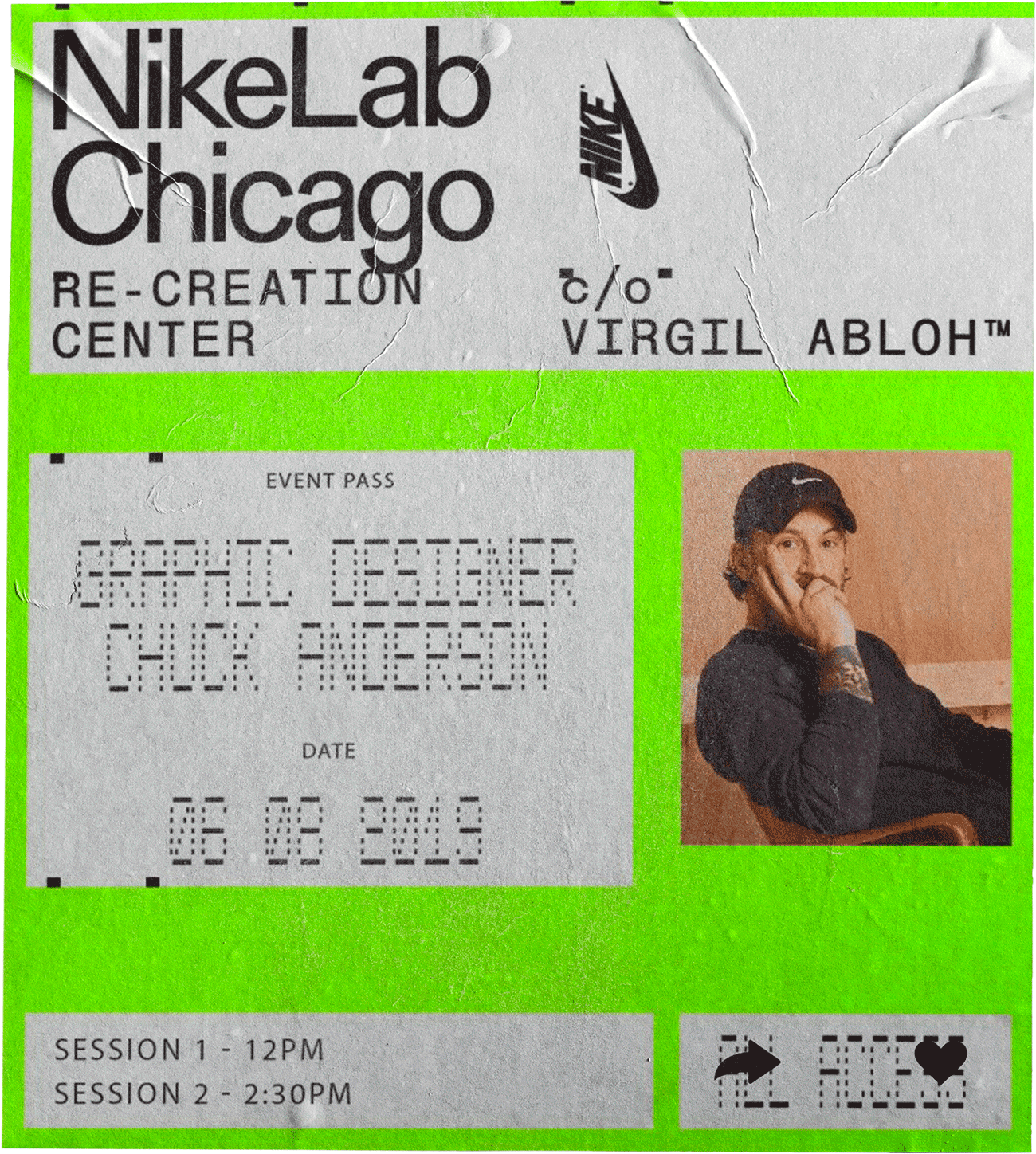 NIKELAB x VIRGIL ABLOH RE-CREATION CENTER - NOPATTERN / CHUCK ANDERSON 2023