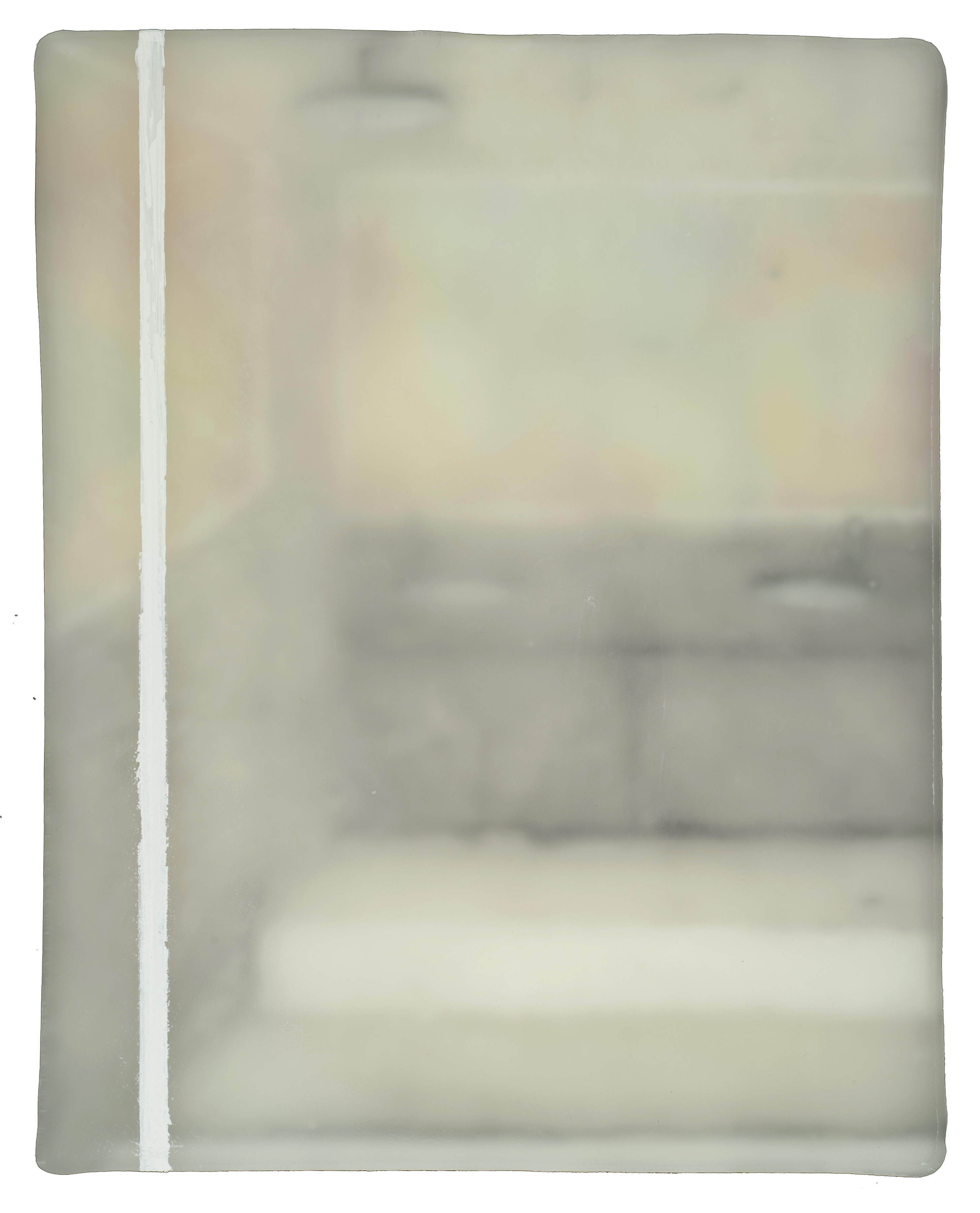 Interior 2, encaustic on board, 8 in x 10 in, 2020