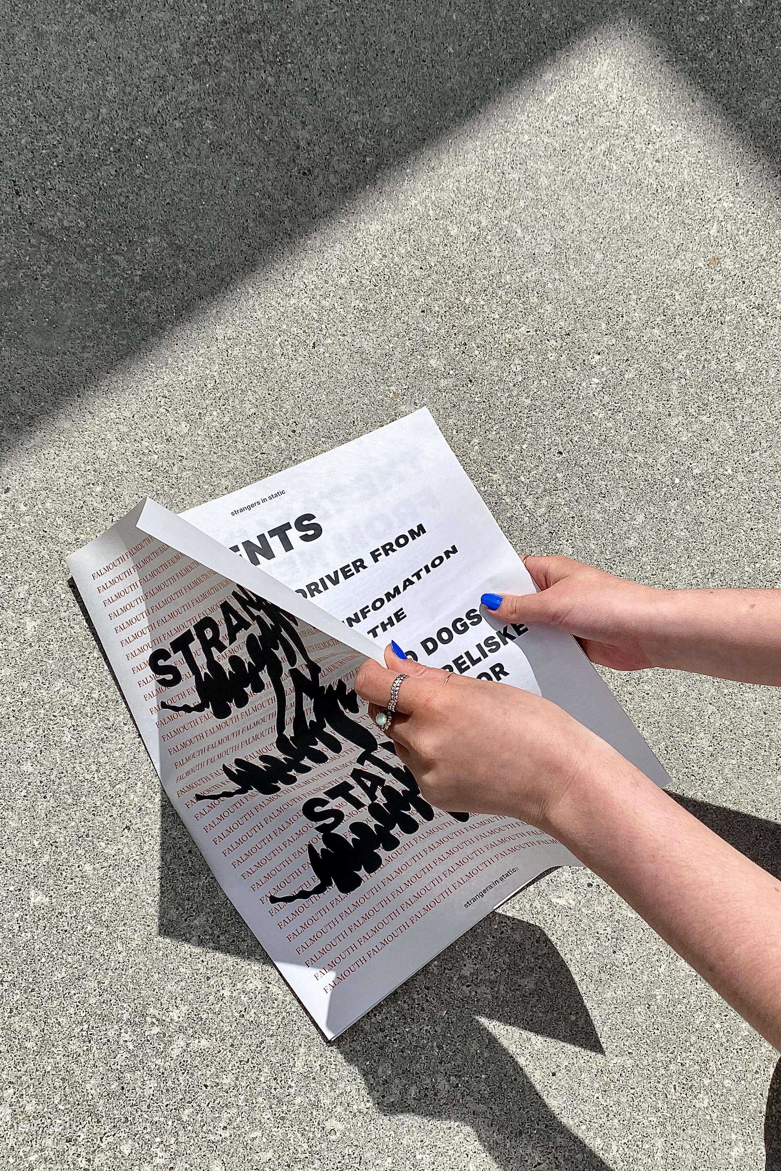 Strangers in Static - A newspaper about connecting people in a pandemic