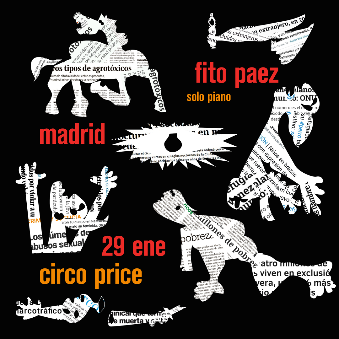 Fito Paez solo piano in Madrid 2019