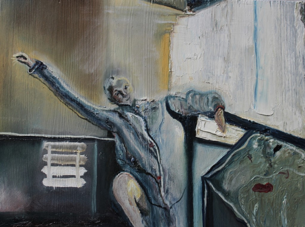 The Storyteller | oil on wood | 40 x 30 cm | 2018