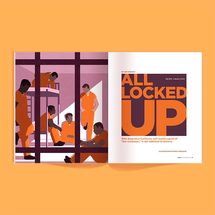 prison Illustration María Hergueta