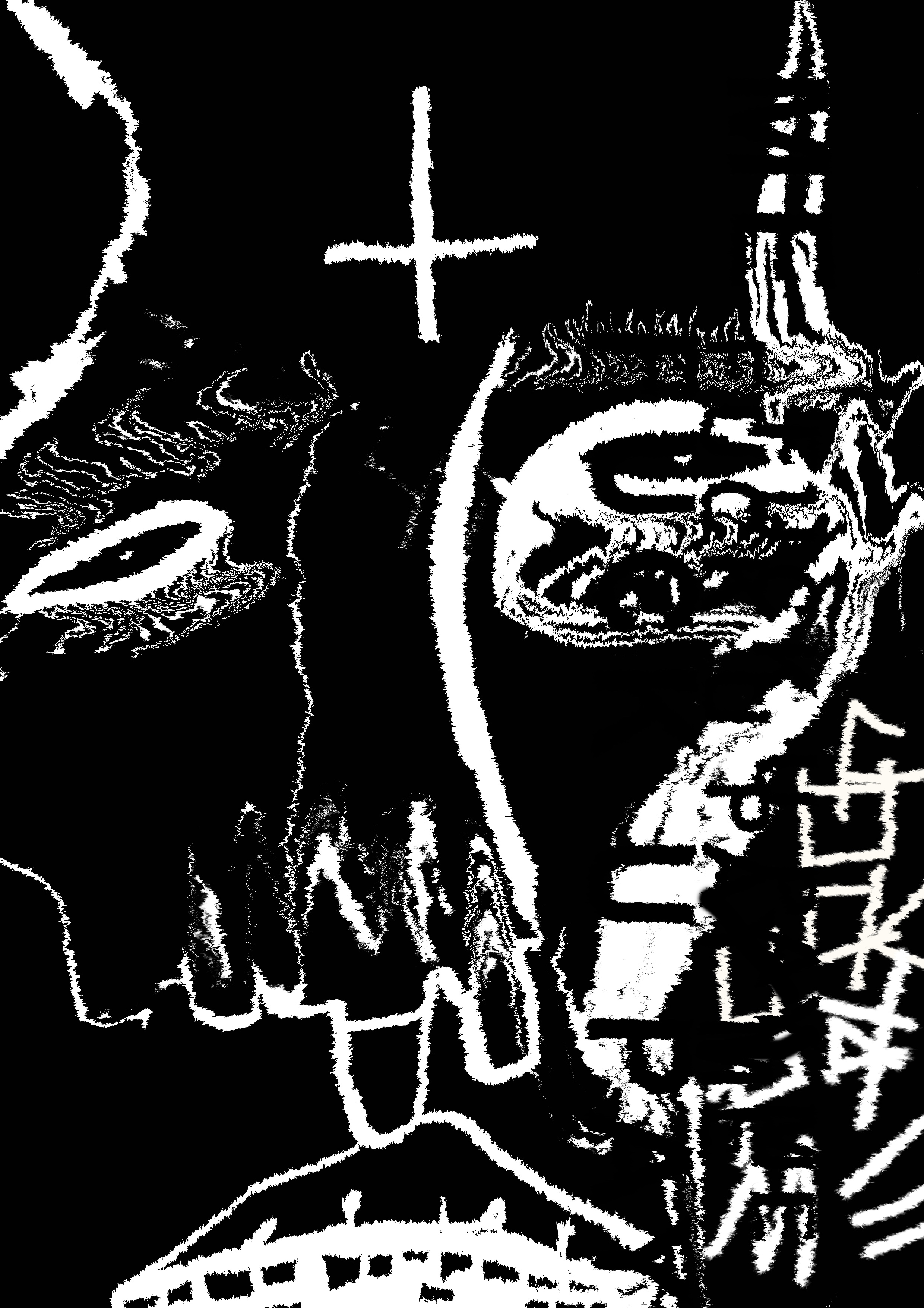 I VISITED THE JOB CENTRE (FUCK YOU PAY ME), PEN ON PAPER / DIGITISED, 2023 .