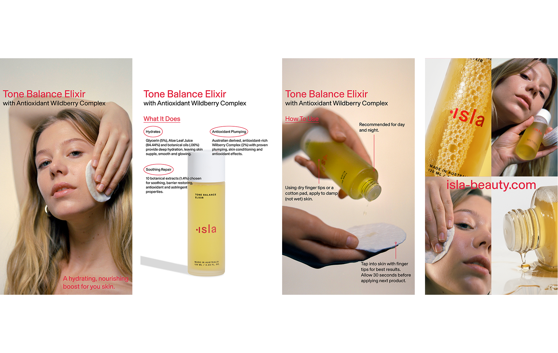 ART DIRECTION FOR ISLA BEAUTY SOCIAL MARKETING