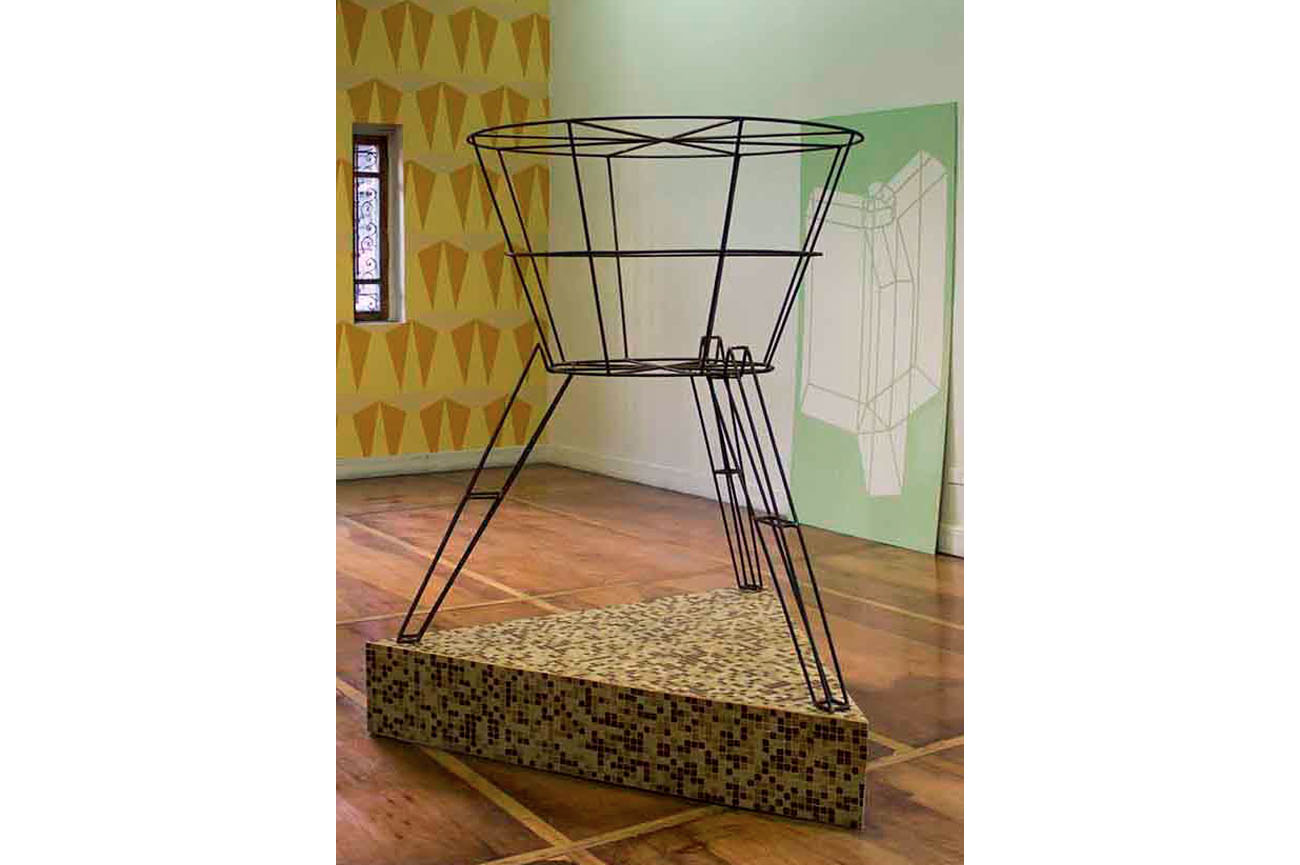 Jessica BriceñoMATTAVIEL, 20138mm ribbed iron160 cm x 150 cm diameter