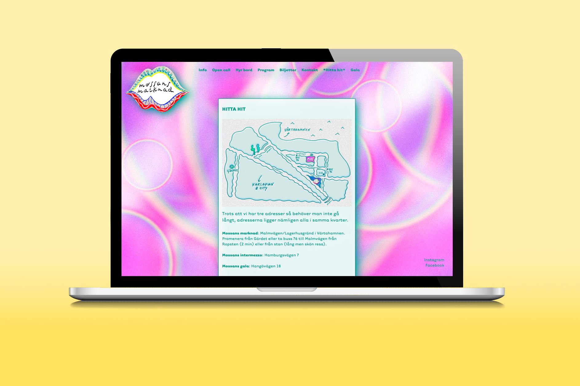The website is enriched by 10 different random backgrounds and 3 decorated logos
