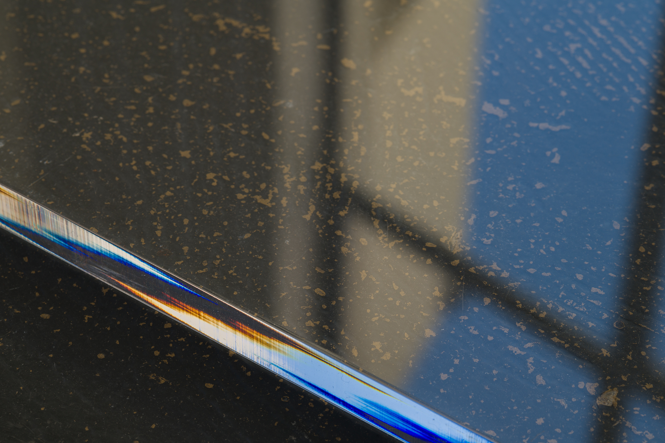 Column Schedule (Parts I-IV), 2025, Part IV (detail), acrylic, aluminium, nylon, 3540 × 565 × 510 mm, 3:52PM, 11 November 2025