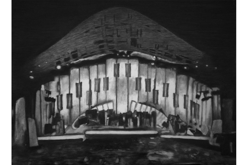 Cristián SilvaSuite Quinta Vergara, 200917 pieces of charcoal on paper90 x 70 cm (each) (detail)