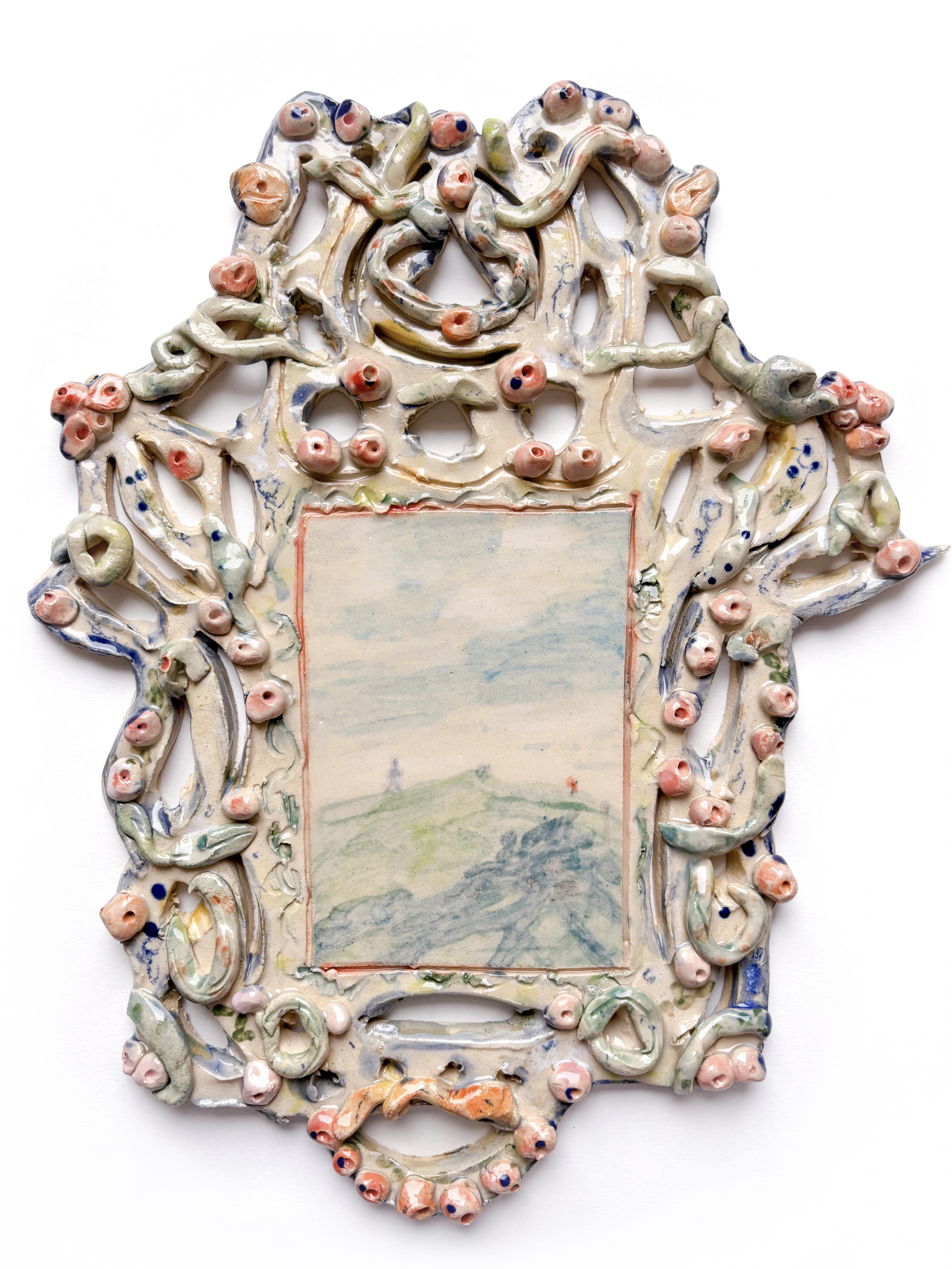 &bdquo;A note to myself", glazed ceramics, 2026