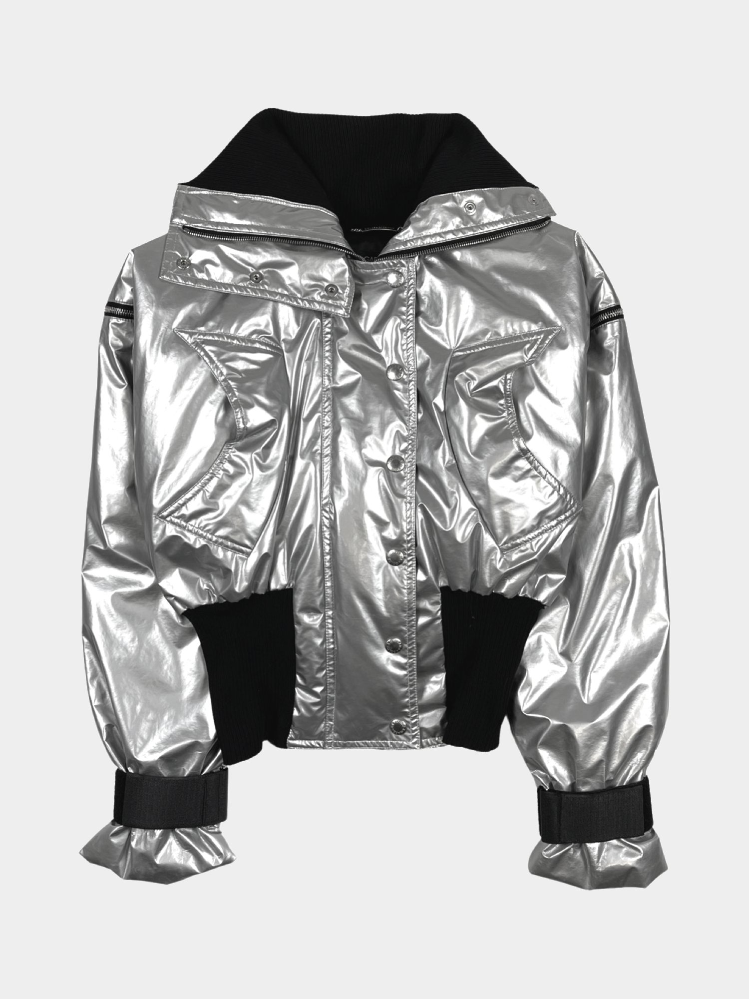 Dolce Gabbana AW2003 Metallic Parachute Jacket - ARCHIVED