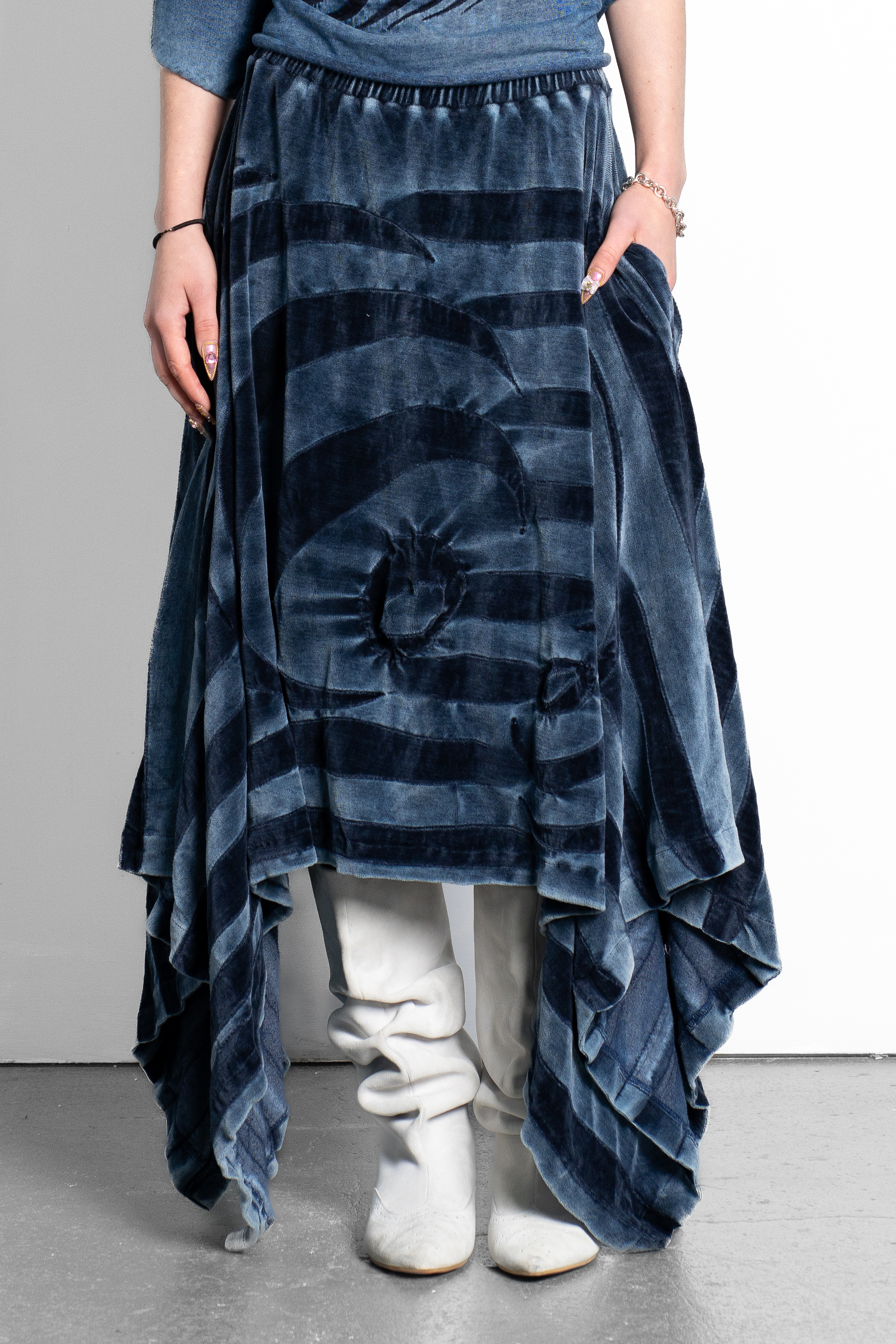 Handkerchief Tracksuit Plush Skirt £353