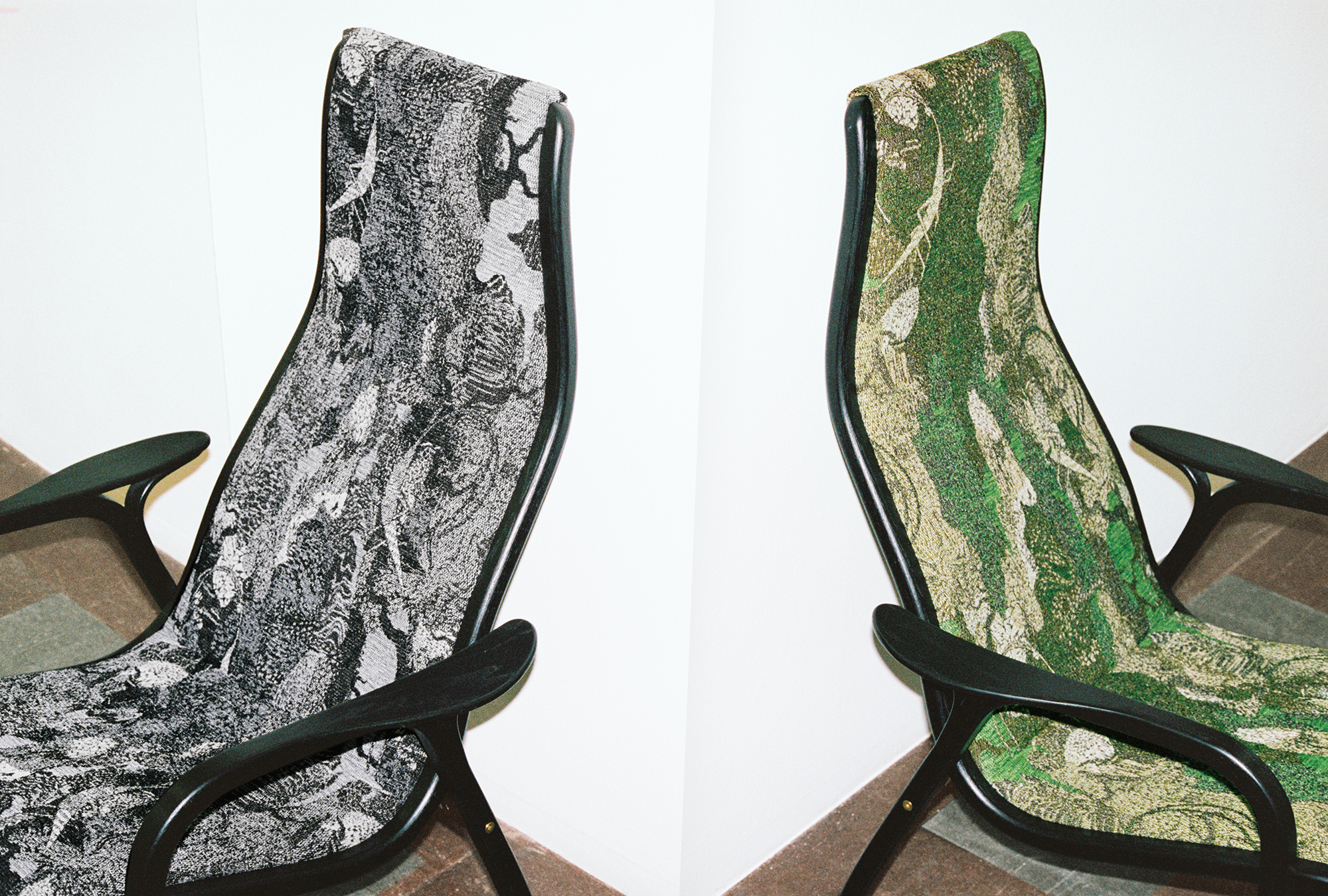 Lamino by Yngve Engström with 'Nature' woven fabric