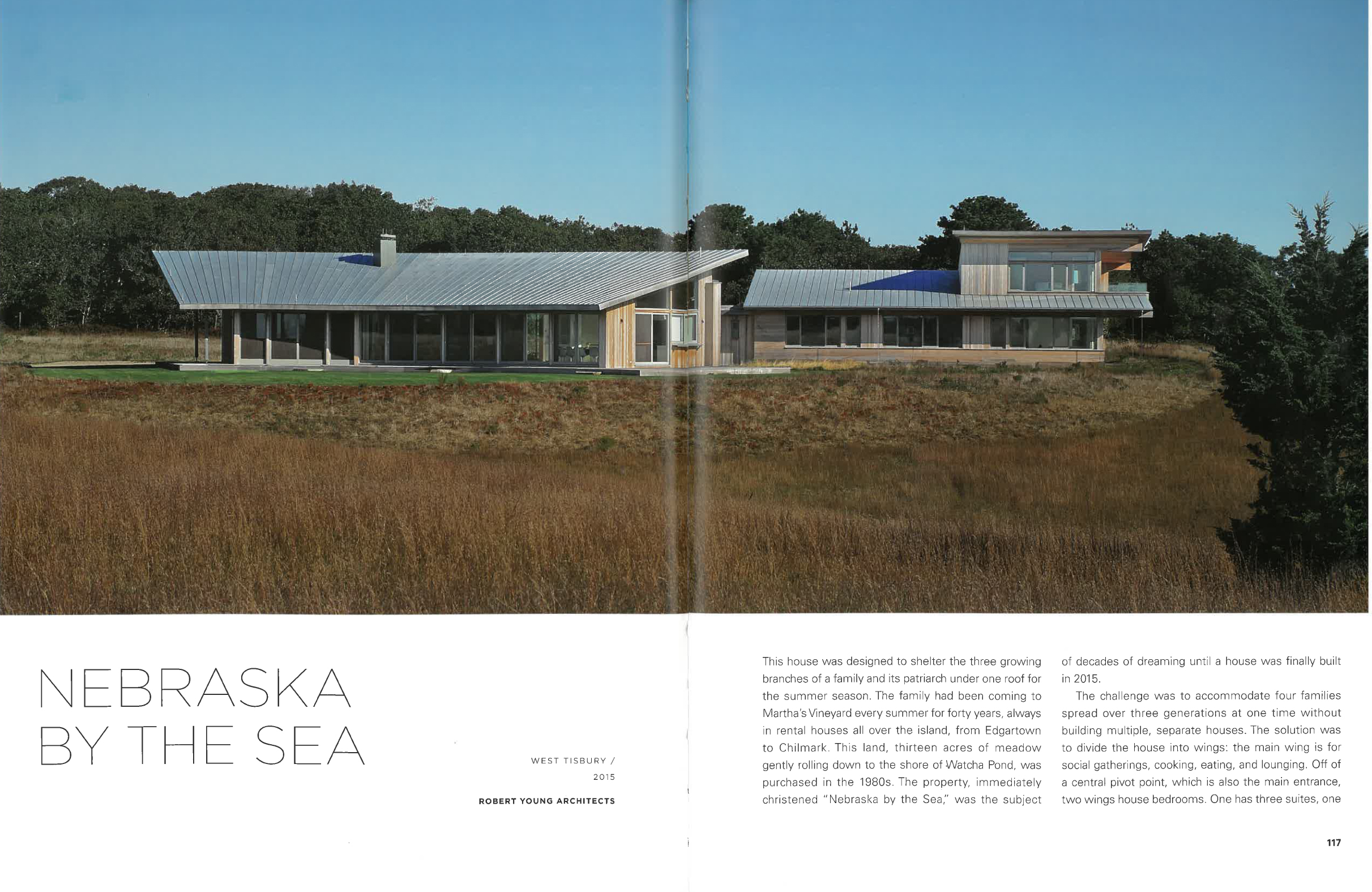 Martha S Vineyard New Island Homes Robert Young Architects   Spread 1 