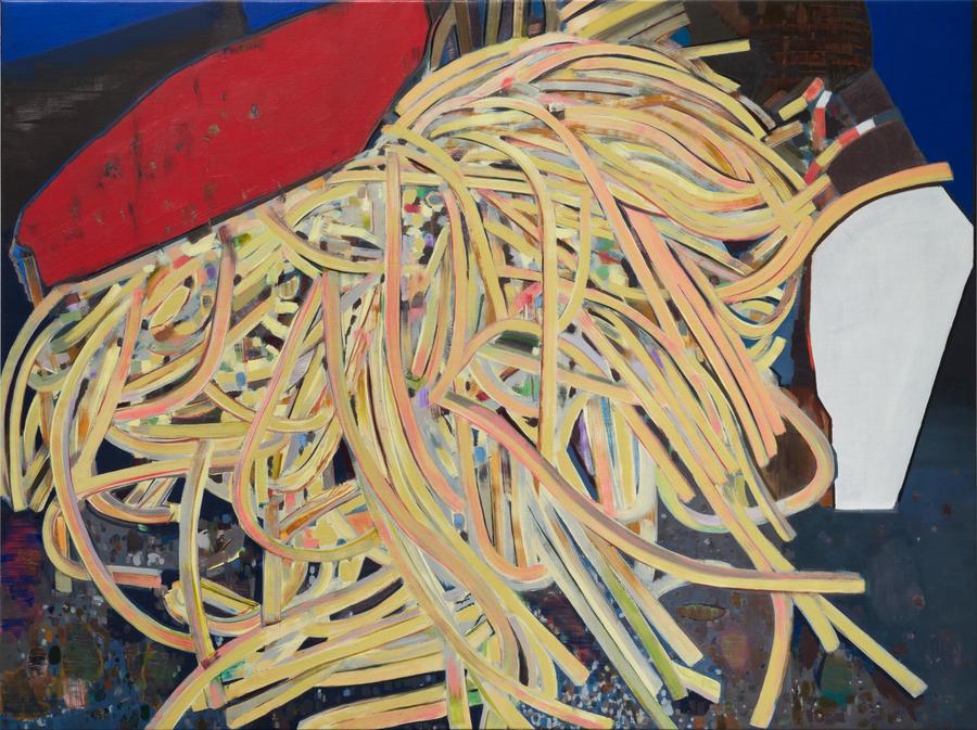 After all, 2017,  oil on linen, 134.5cm x 180.5cm. Photography: Simon Strong.