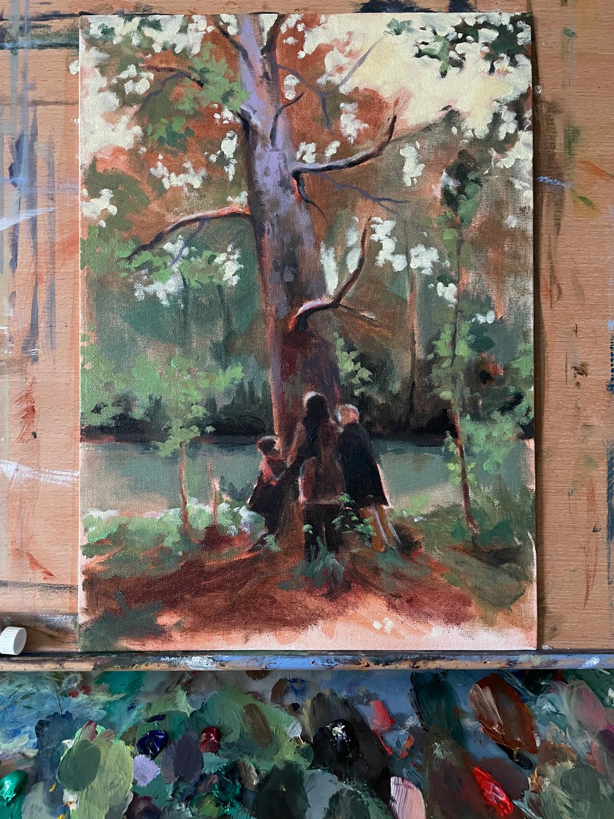 drachenbaum / oil on canvas