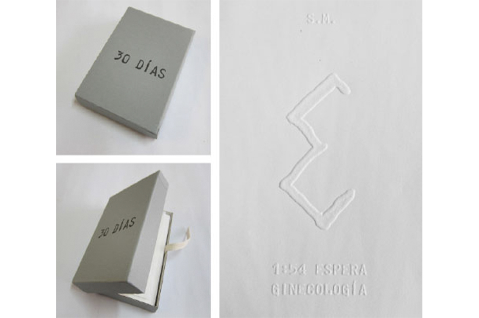 Francisca Aninat30 días, 2012Dry stamp engraving15 x 10 cm